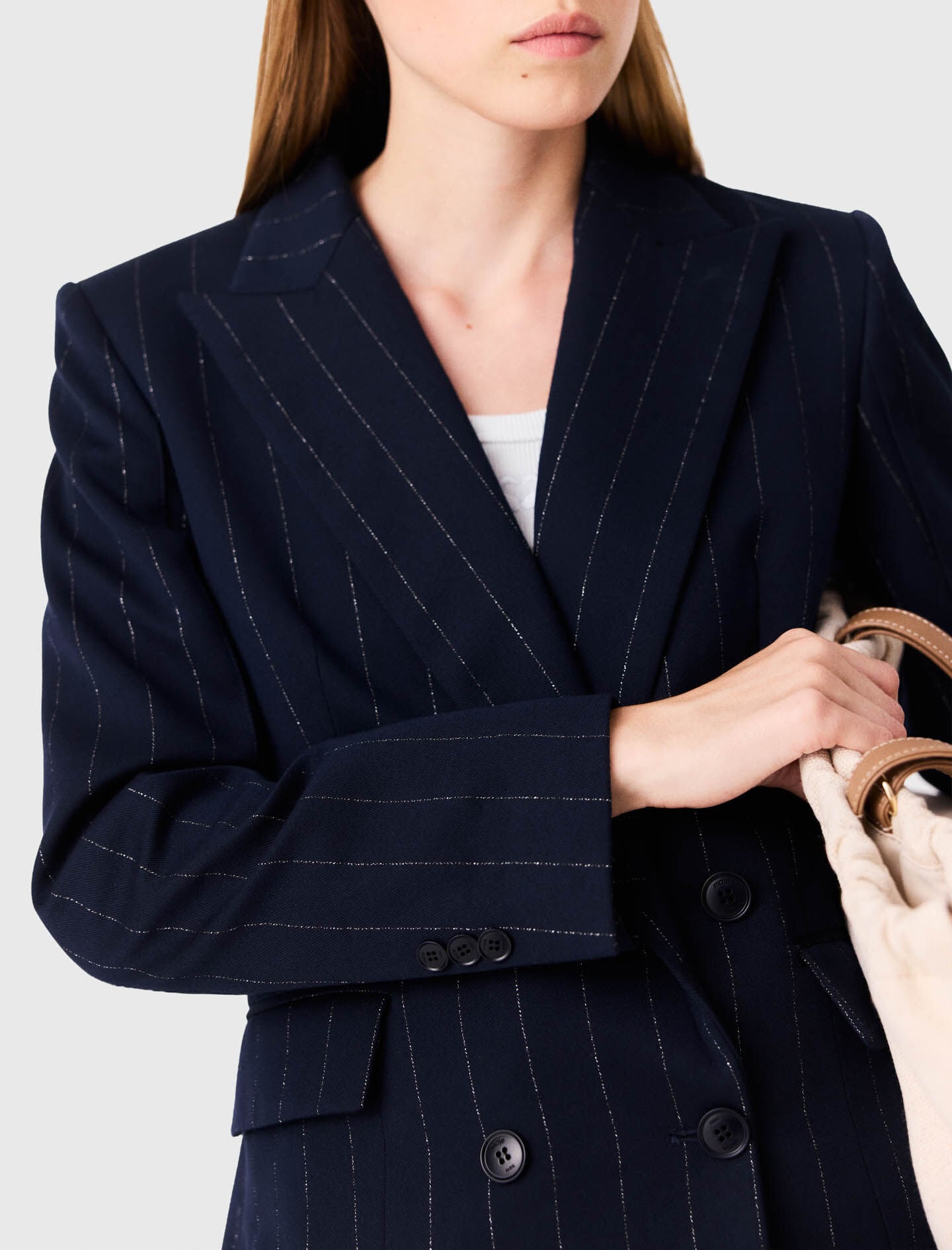 Maje Double-breasted suit jacket