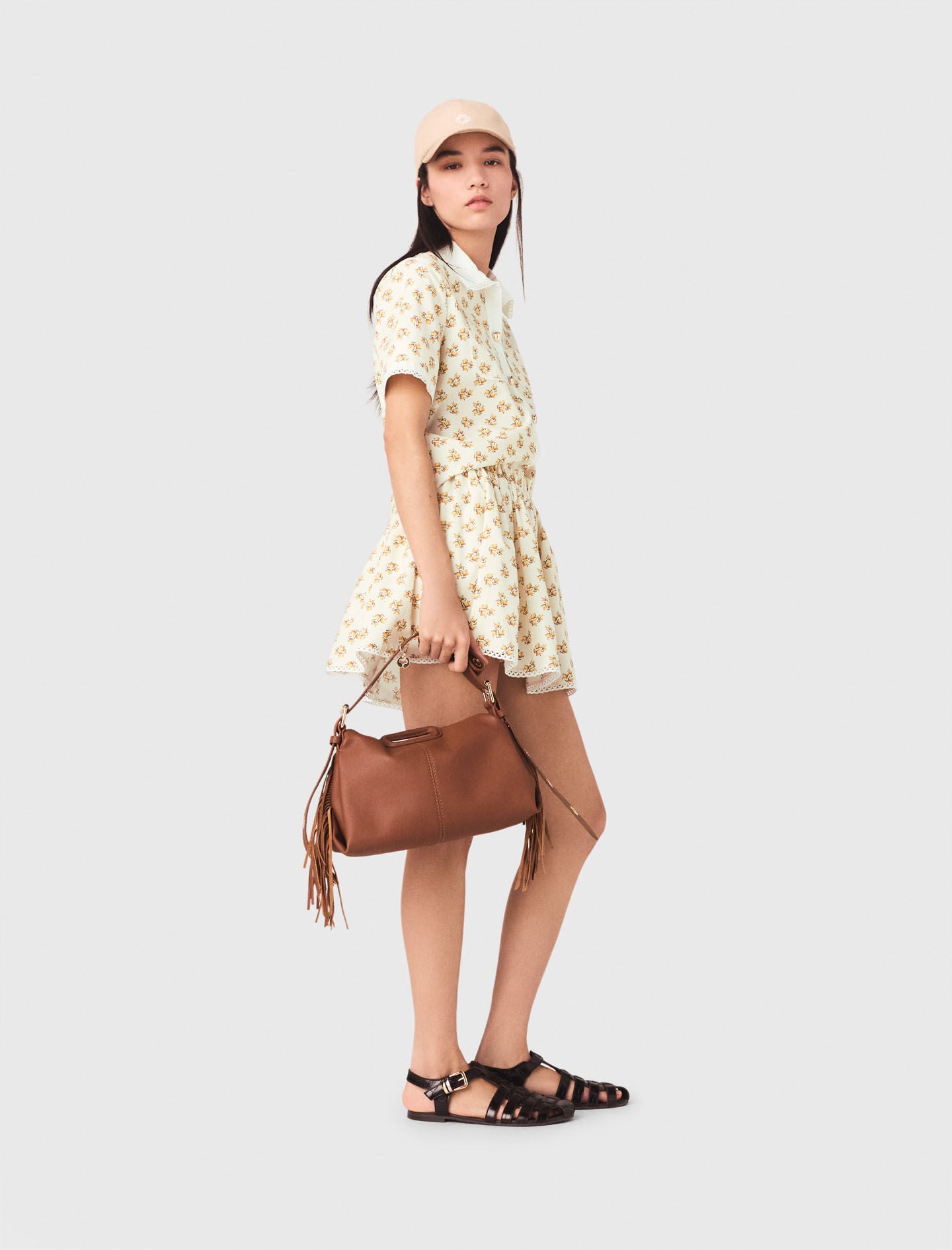 Maje Patterned shirt with croquet trim