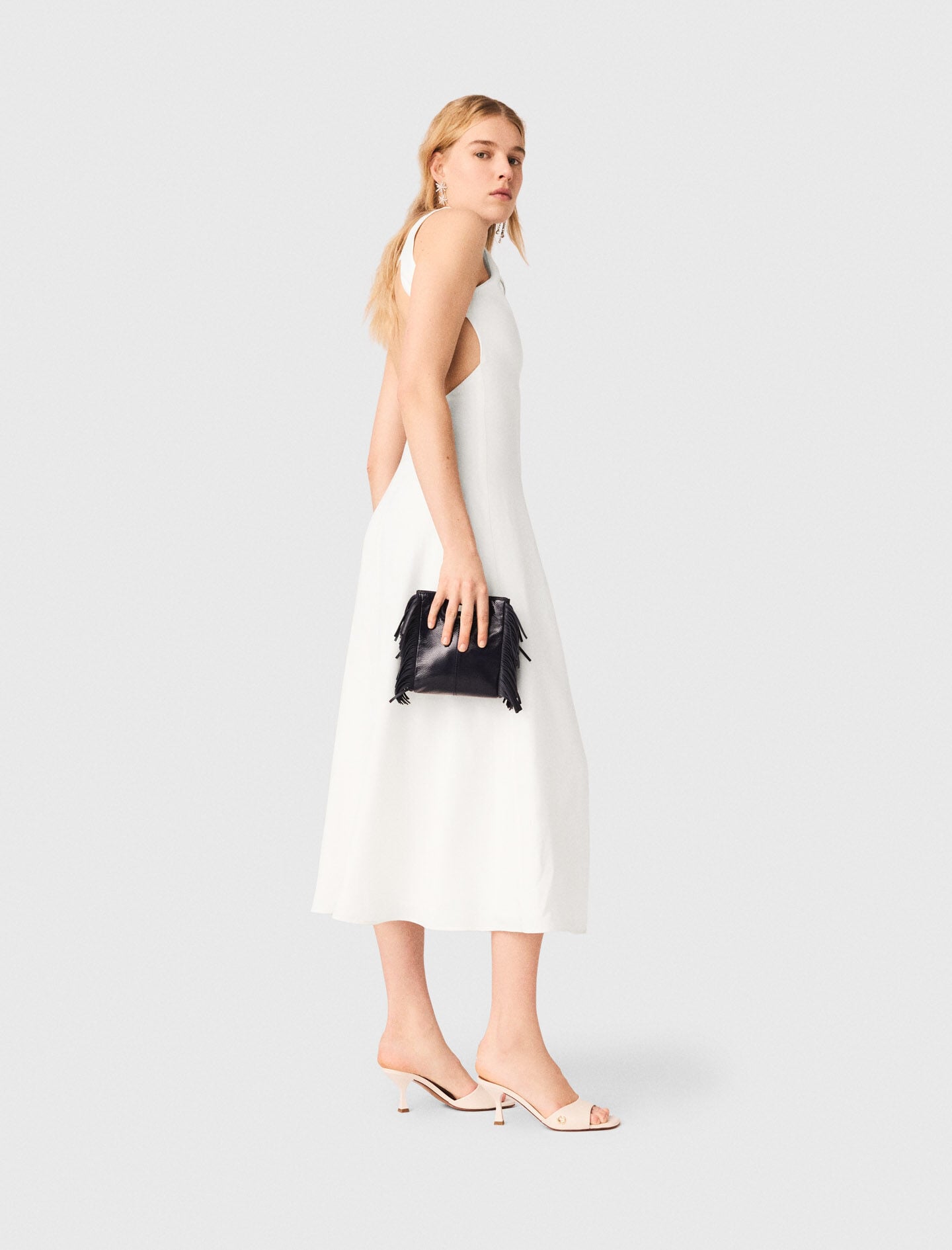 Maje Backless midi dress