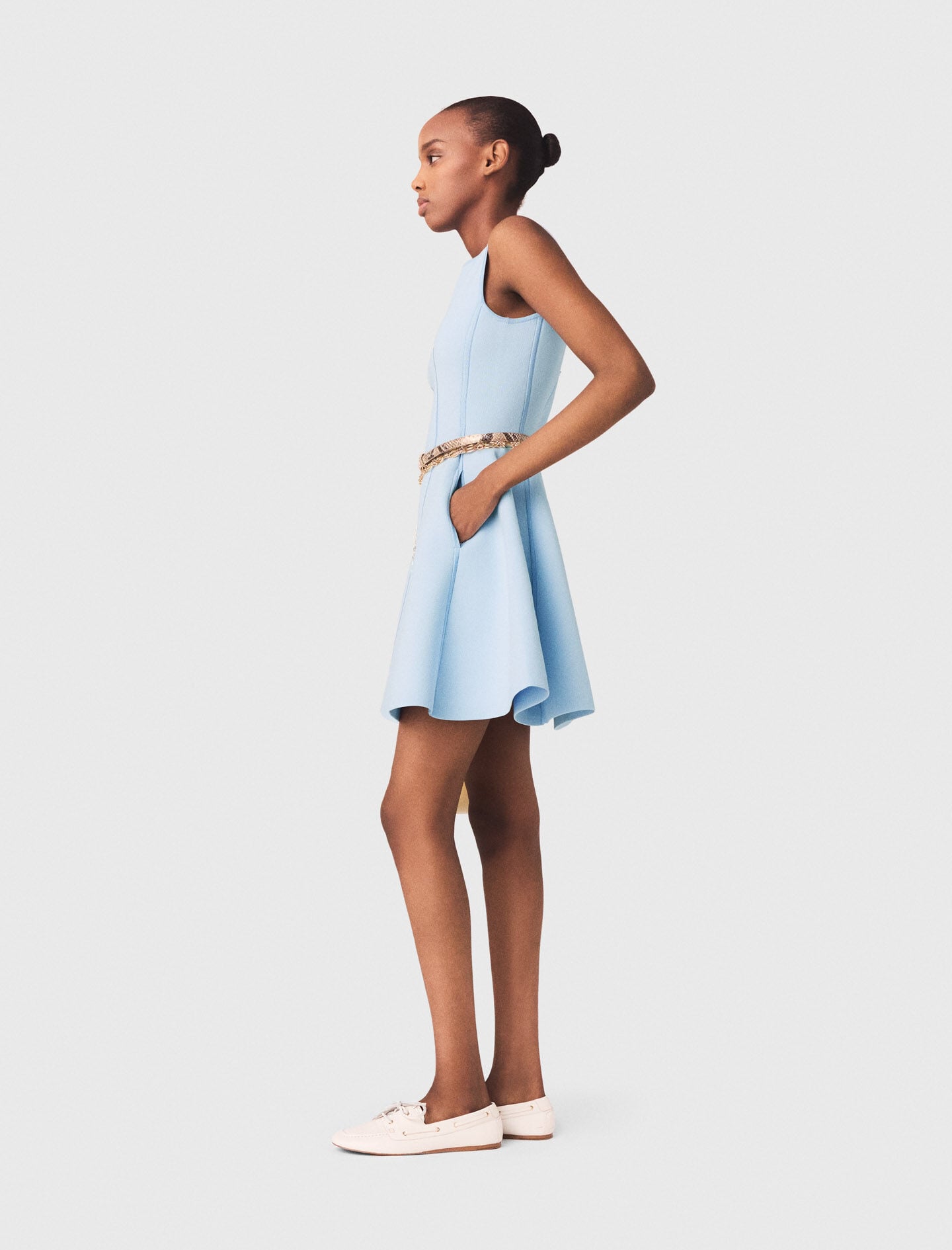 Maje Skater dress with jewelled bows