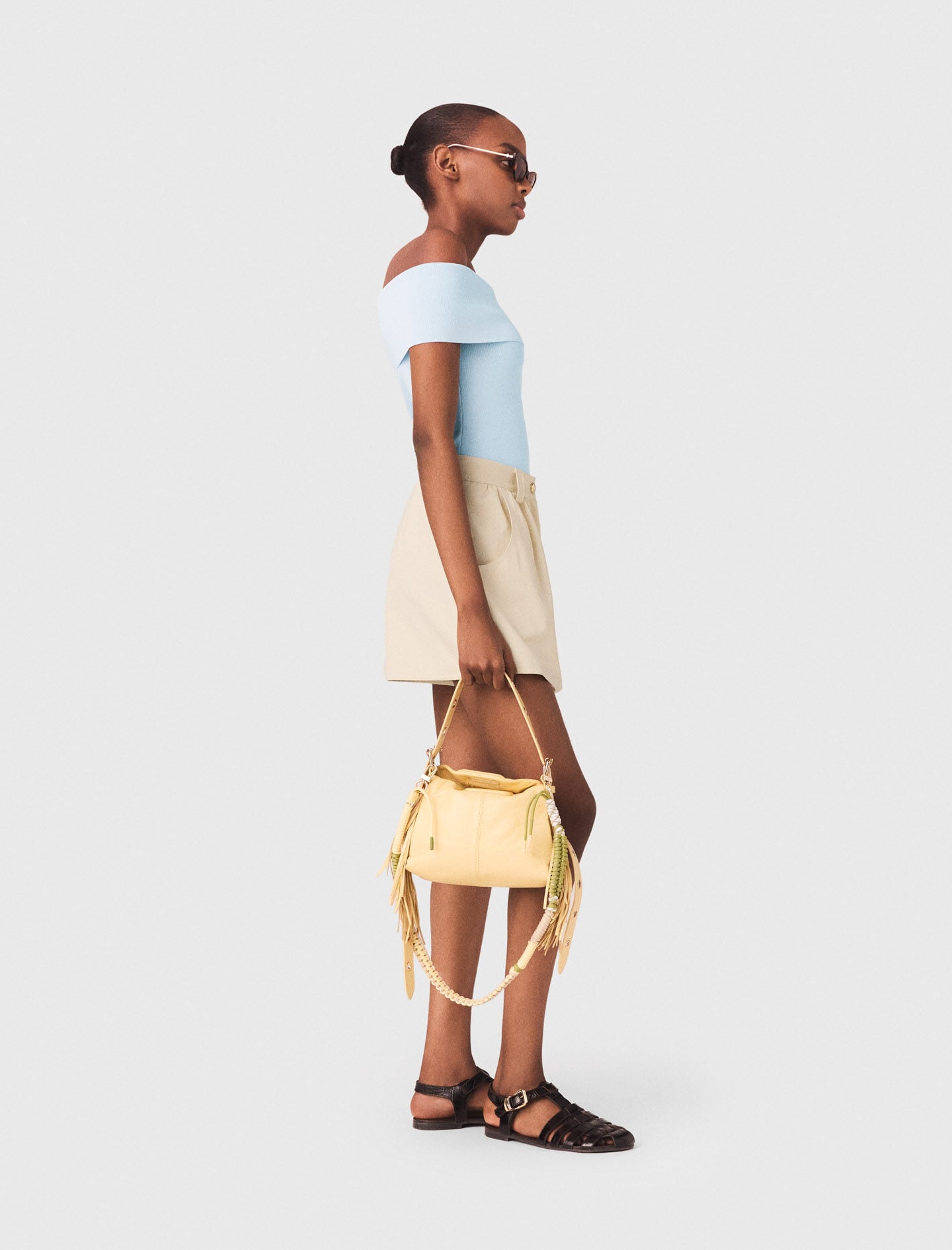 Maje Cotton skort