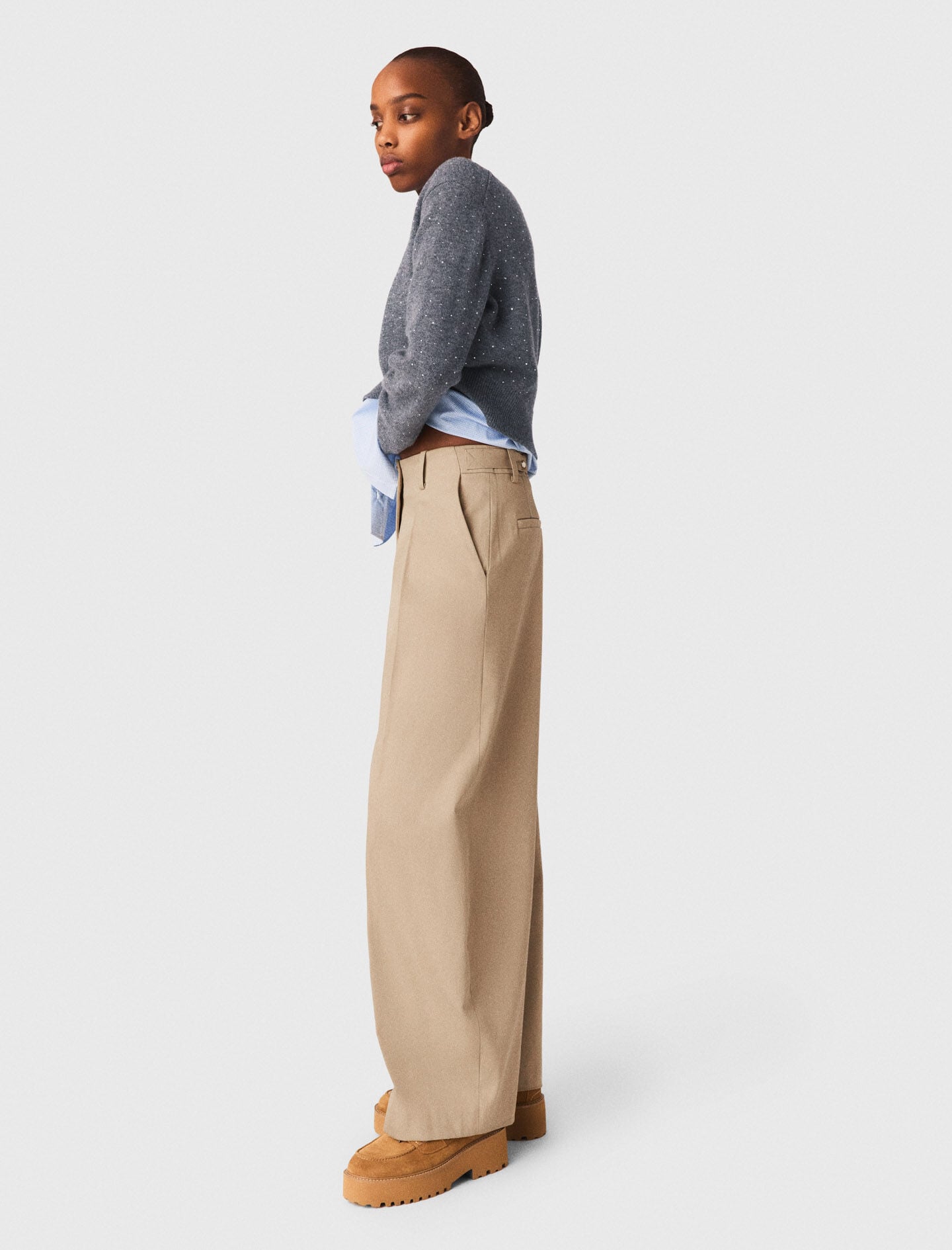 Maje Cotton balloon trousers