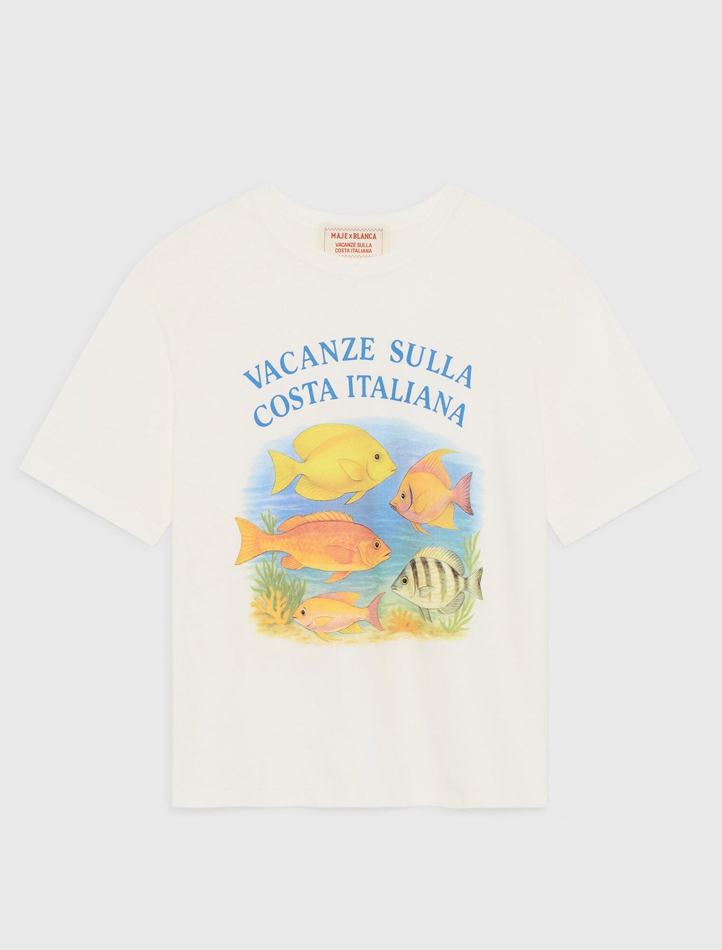 Maje T-shirt with fish print