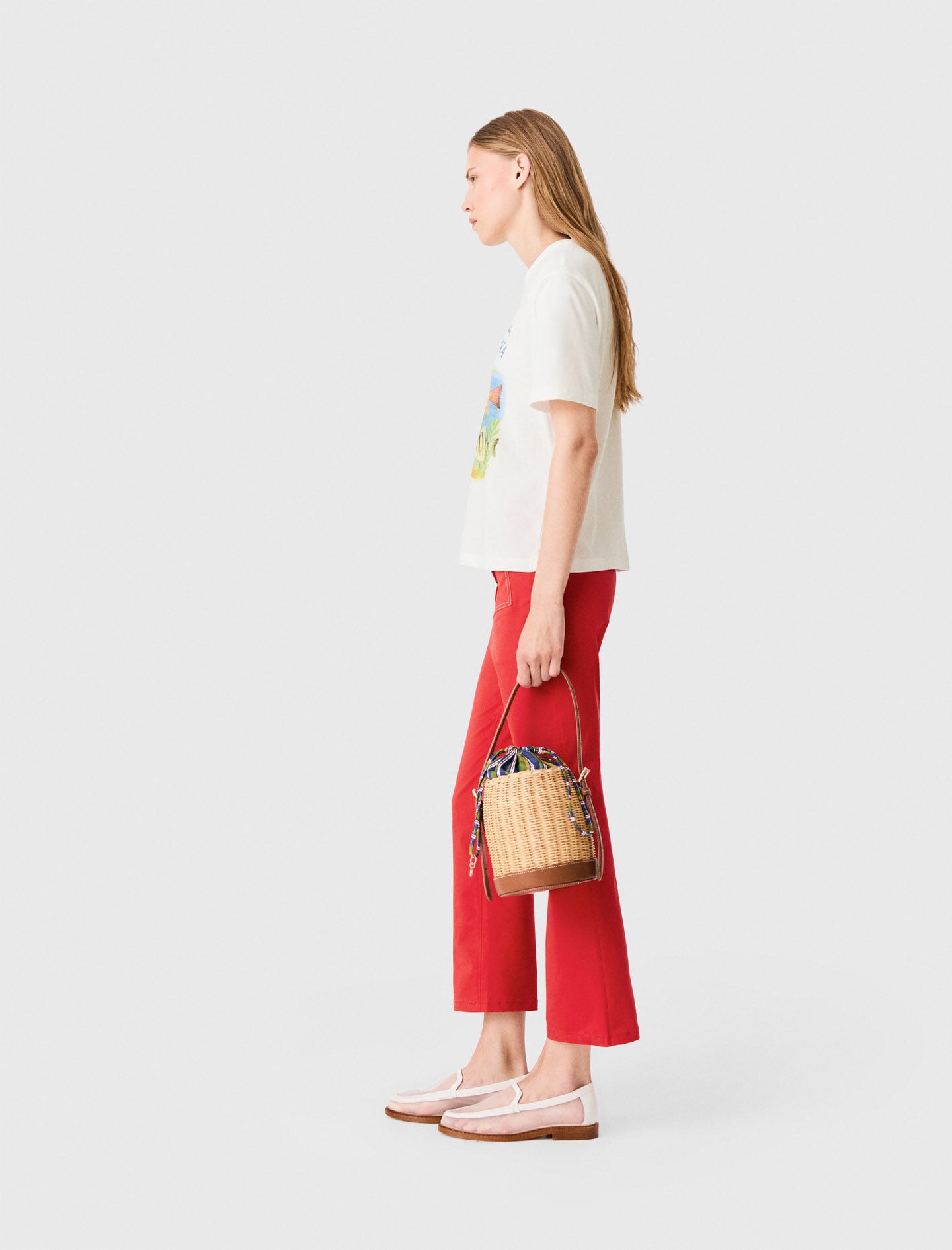 Maje T-shirt with fish print