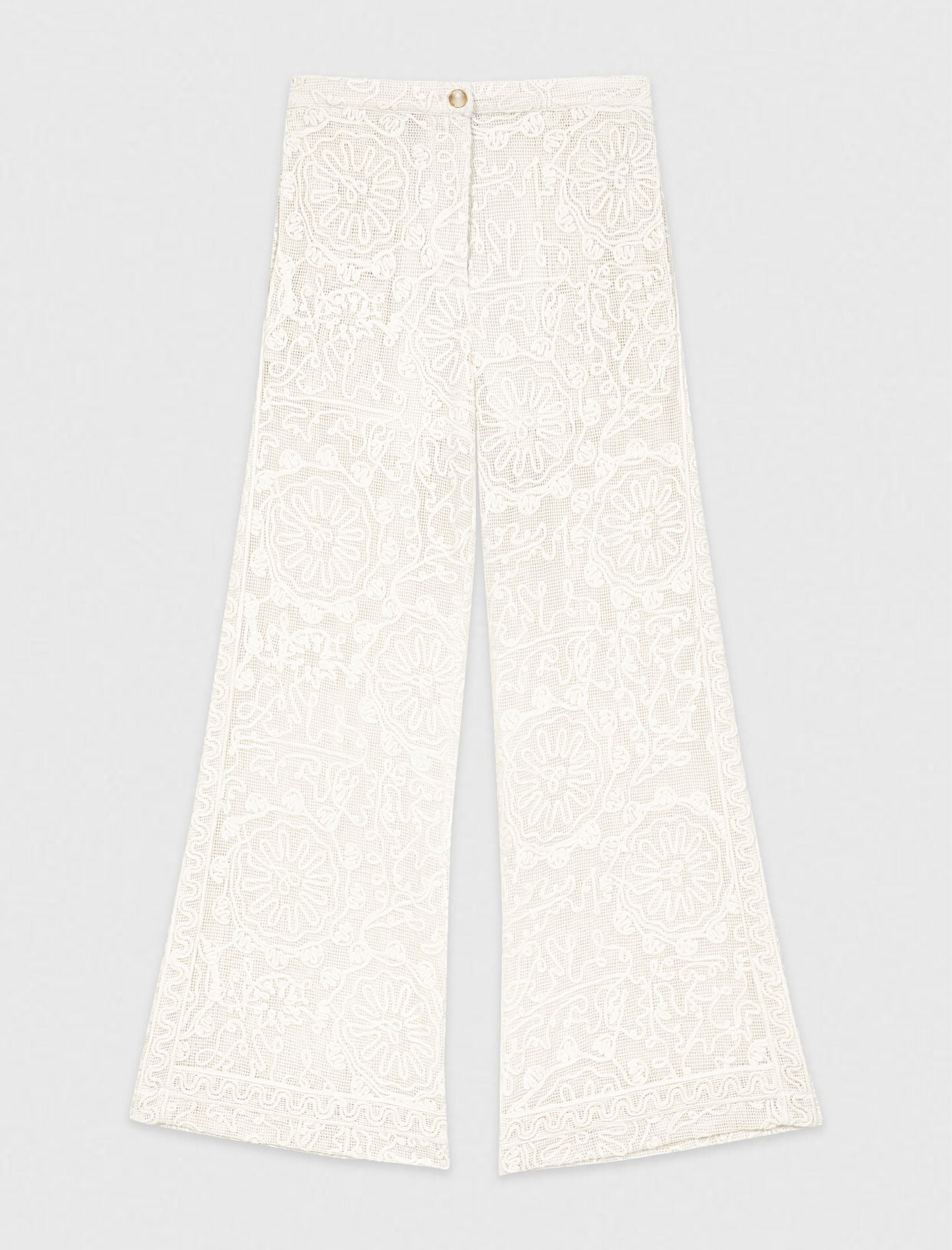 Maje Guipure lace trousers