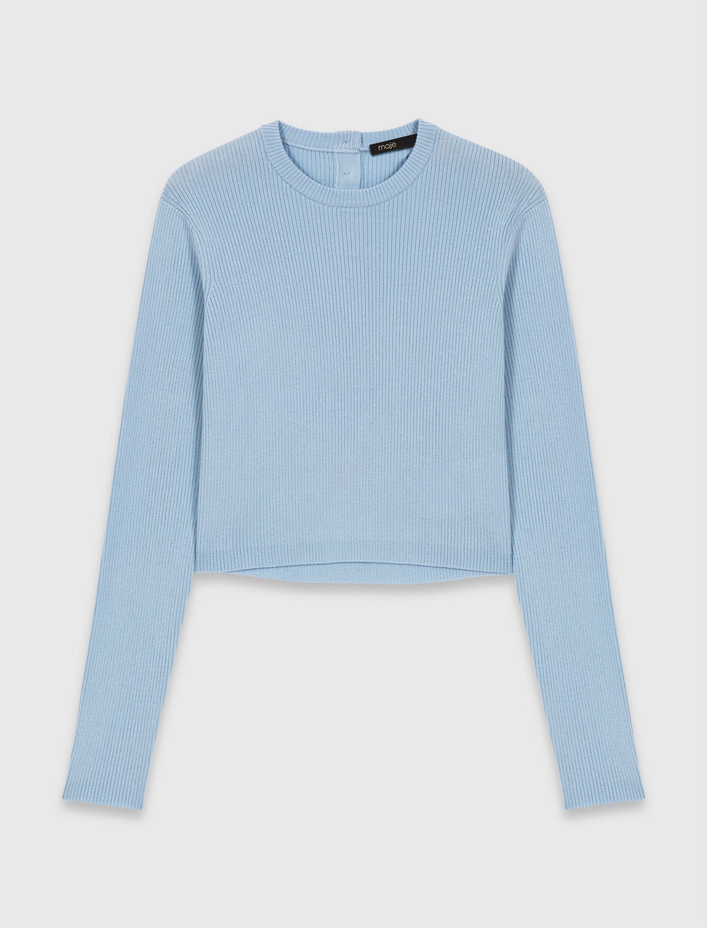 Maje Sweater with jeweled bows on back