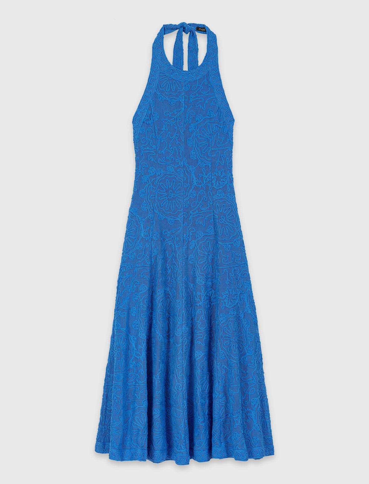 Maje Backless guipure maxi dress