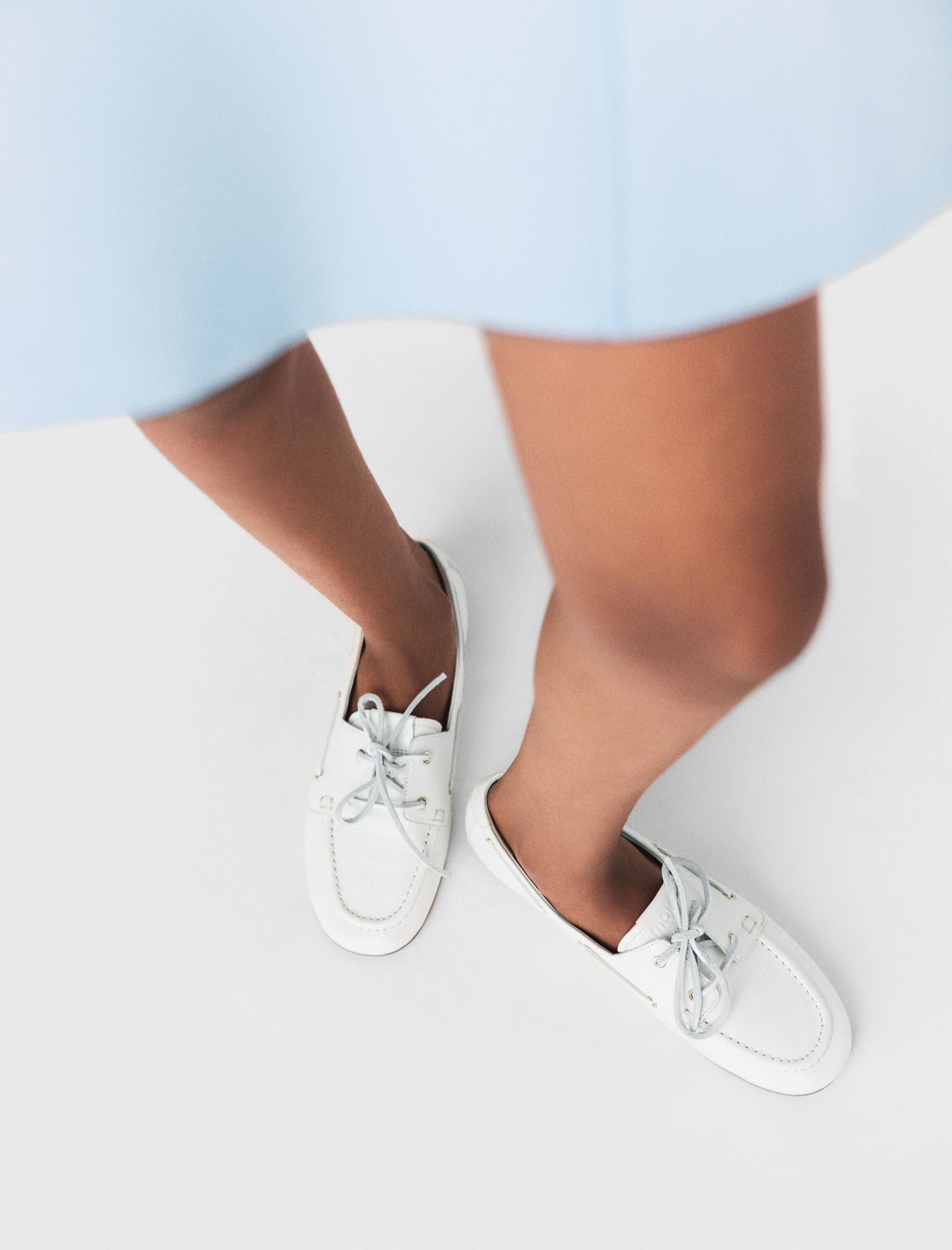 Maje Leather boat shoes