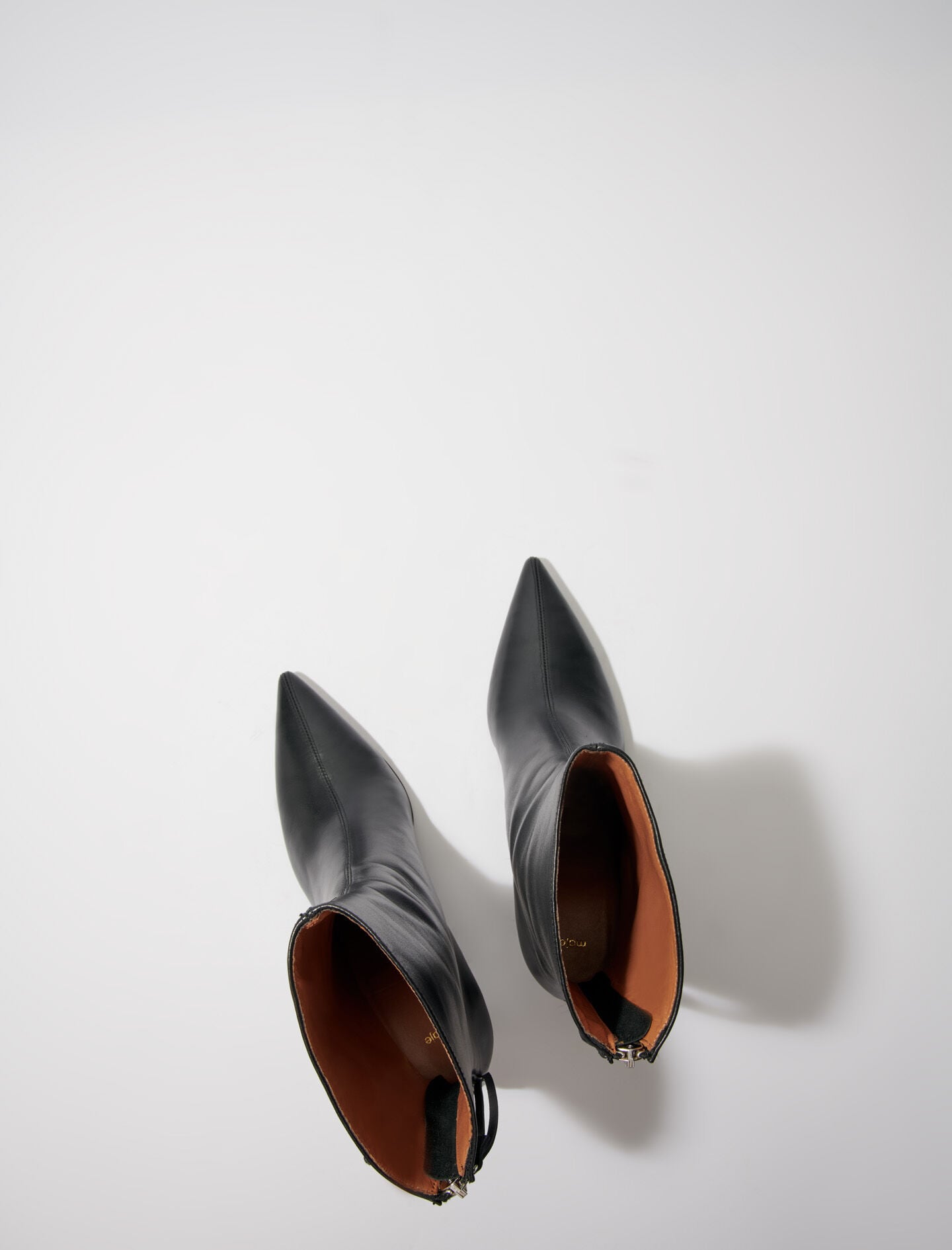Maje Leather ankle boots