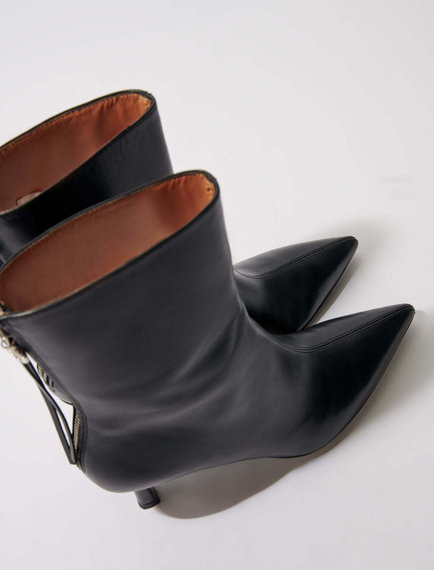 Maje Leather ankle boots