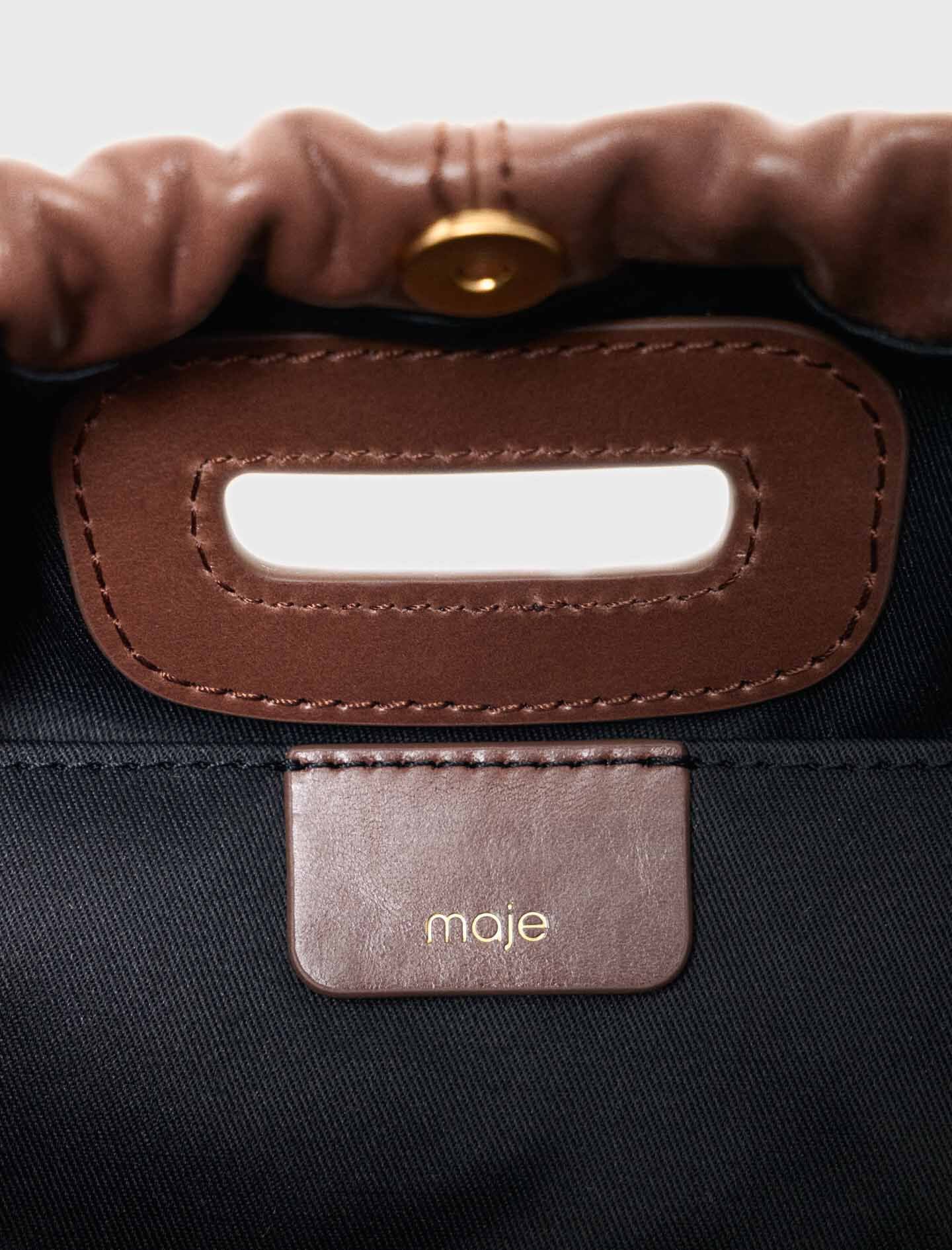 Maje Vintage leather Milpli Gazette