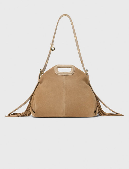 Maje Suede Miss M bag