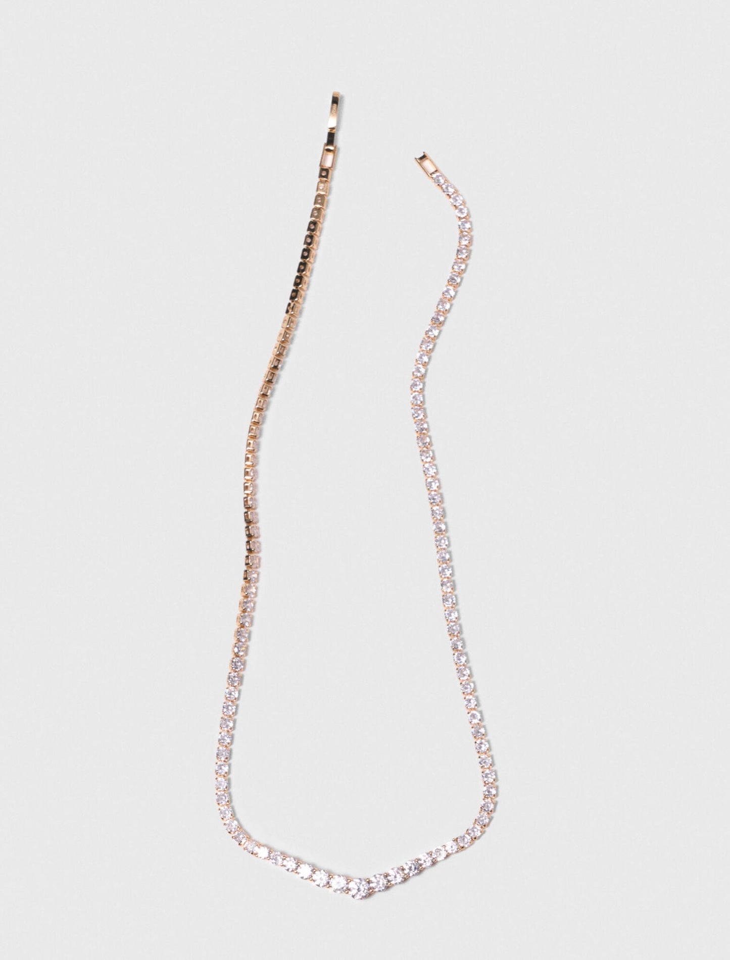 Maje Cascade diamanté necklace