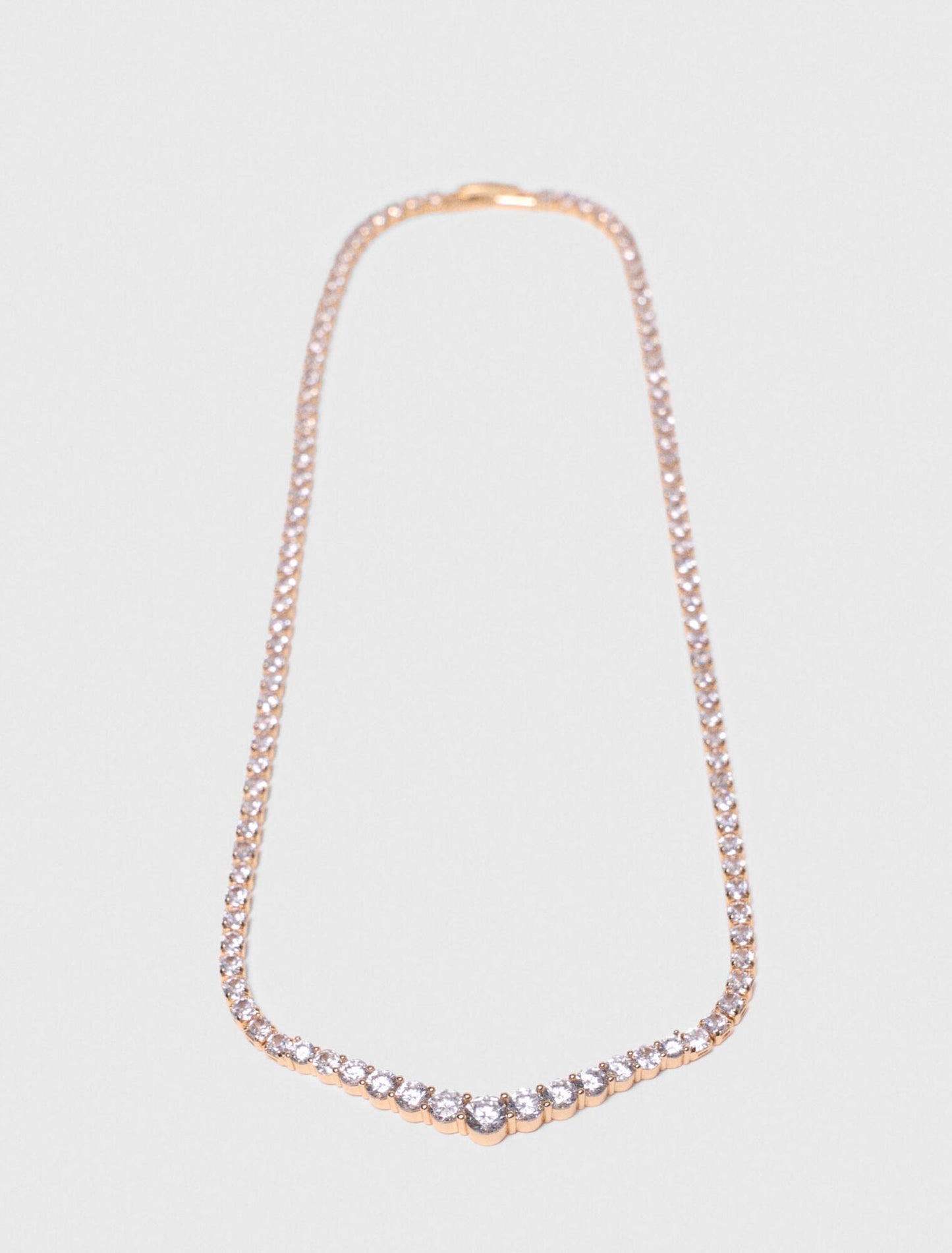 Maje Cascade diamanté necklace