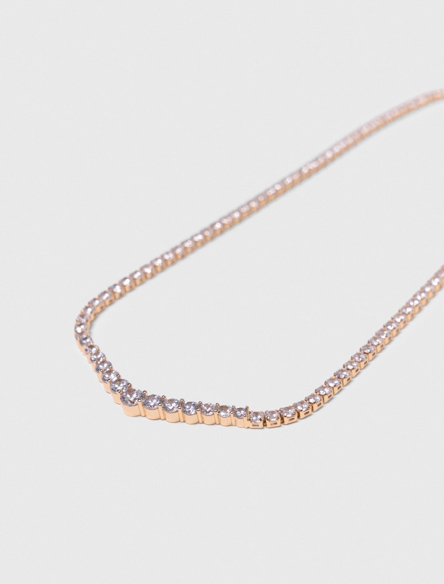 Maje Cascade diamanté necklace