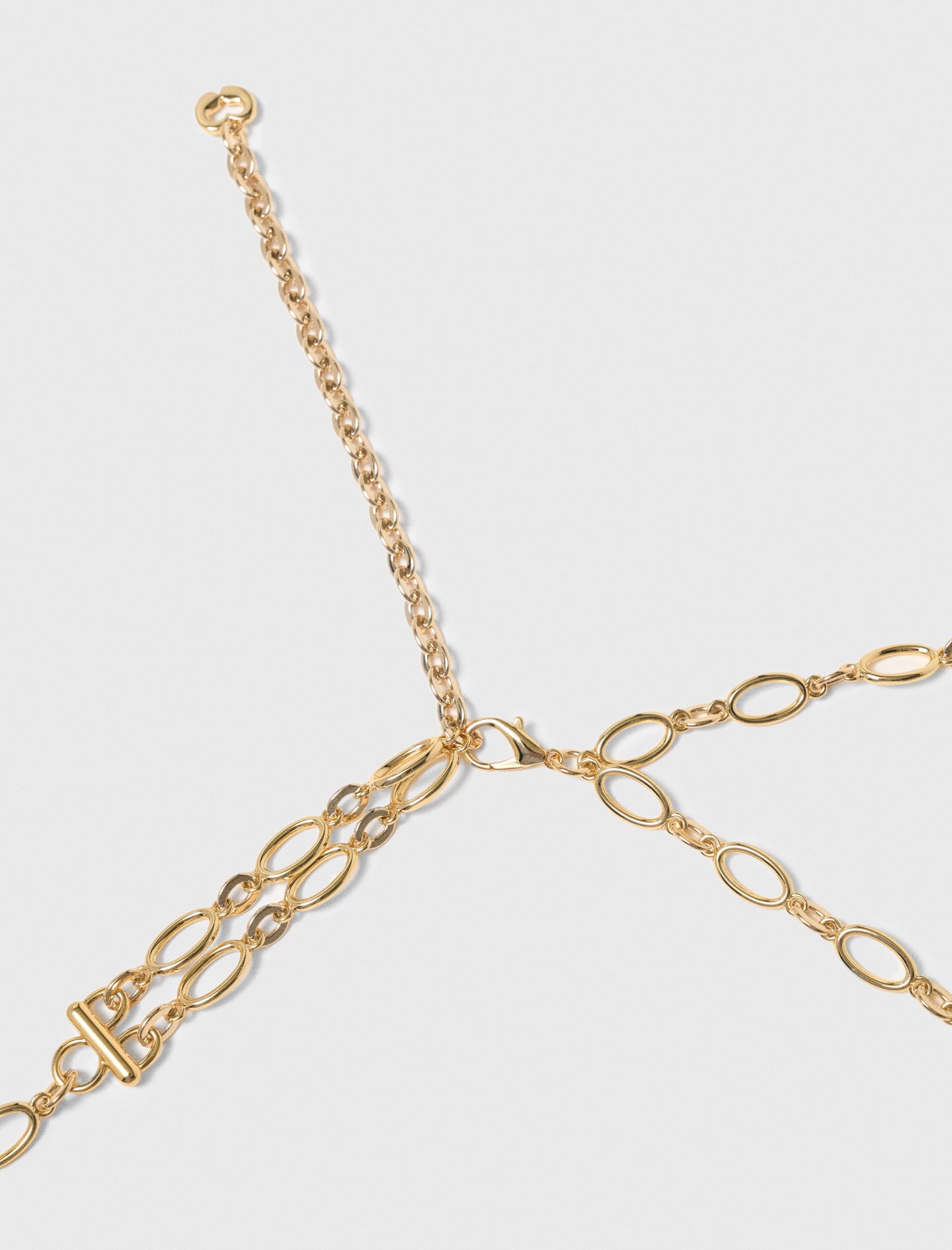 Maje Double chain belt with charms