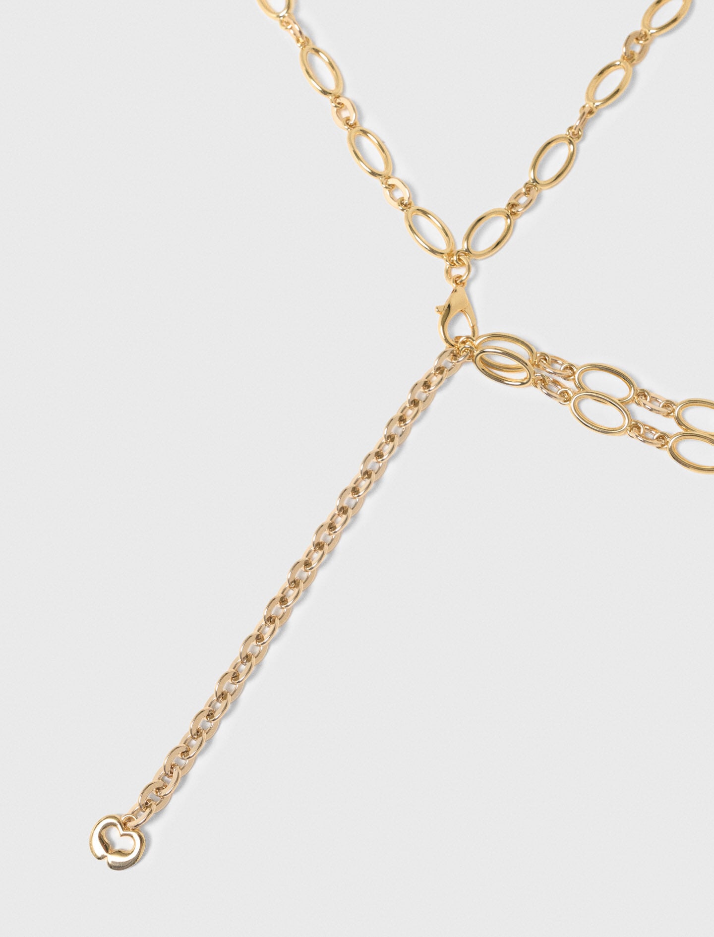 Maje Double chain belt with charms