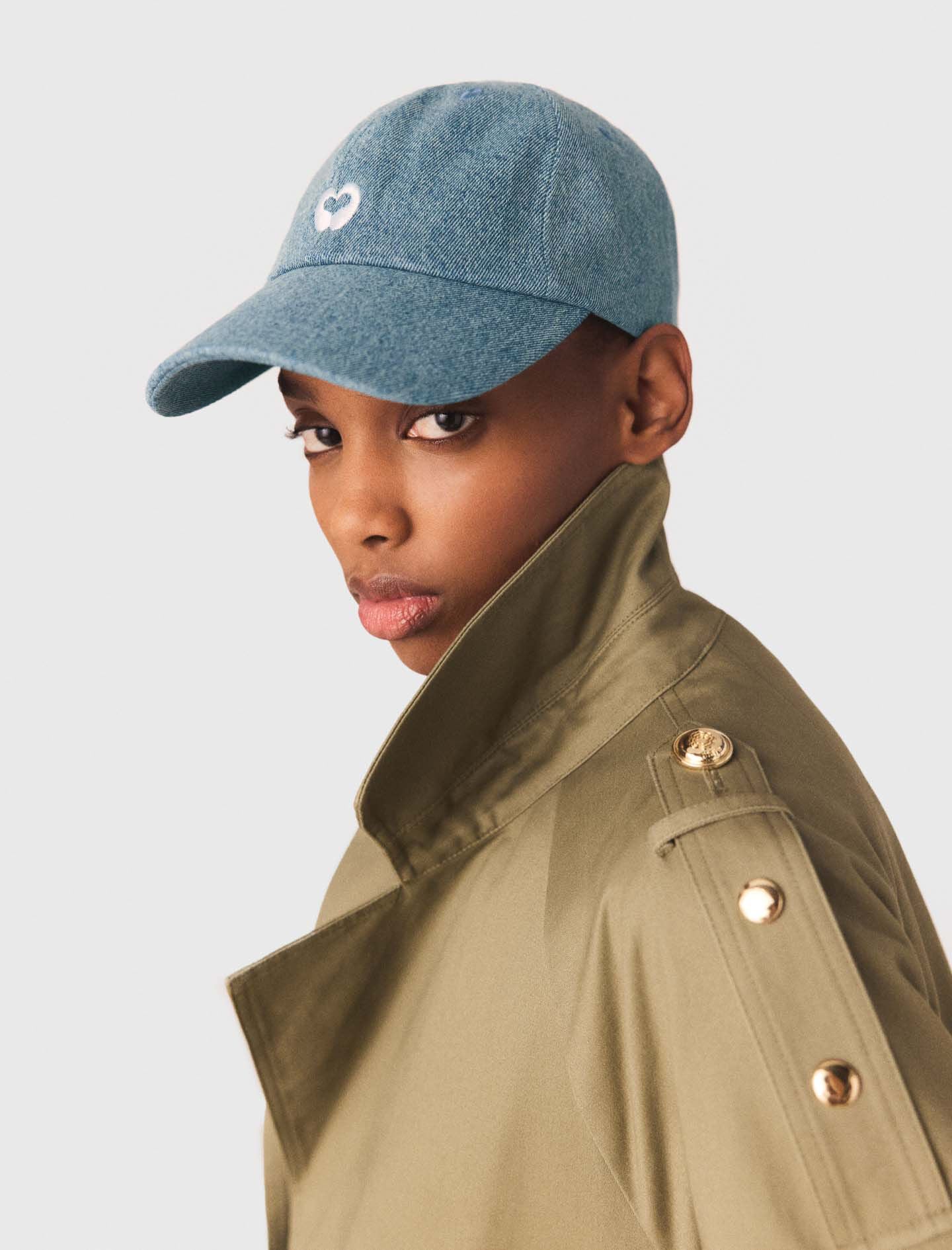 Maje Denim cap