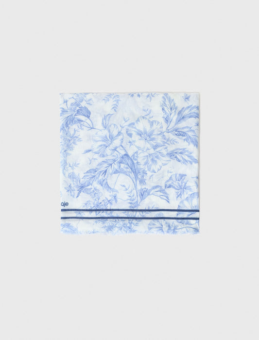 Maje Floral print wool blend shawl