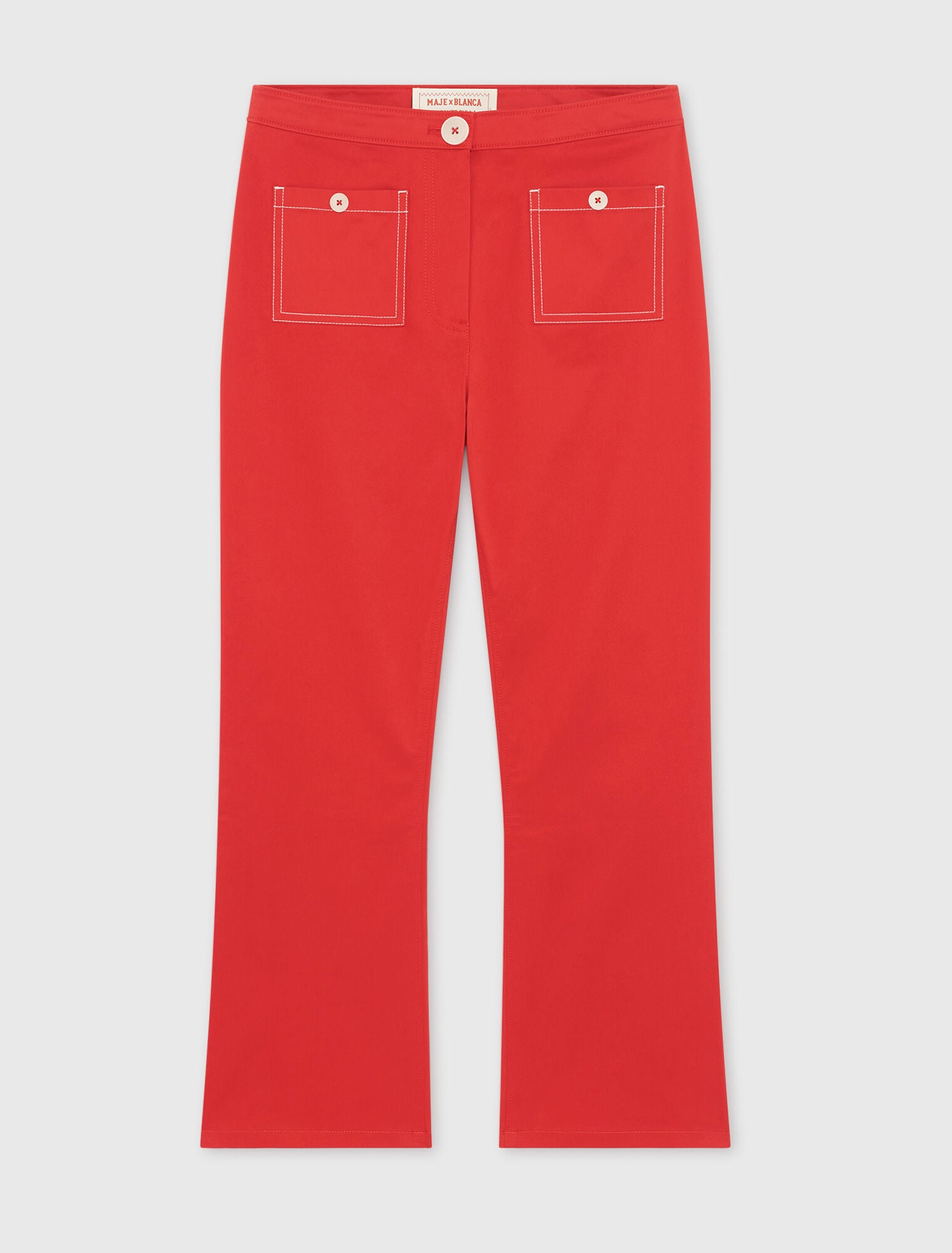 Maje Cotton Capri trousers