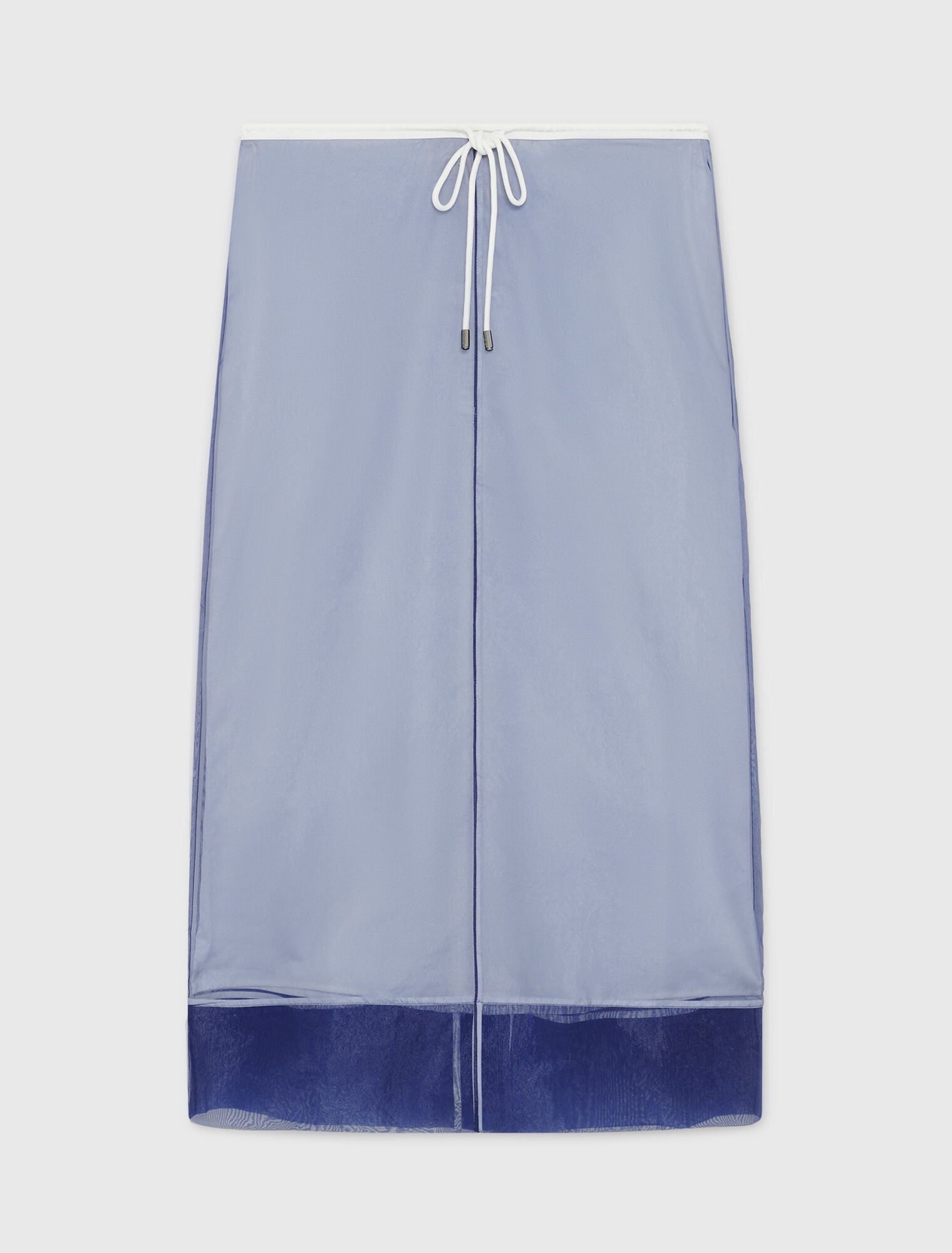Maje Cotton and removable organza skirt