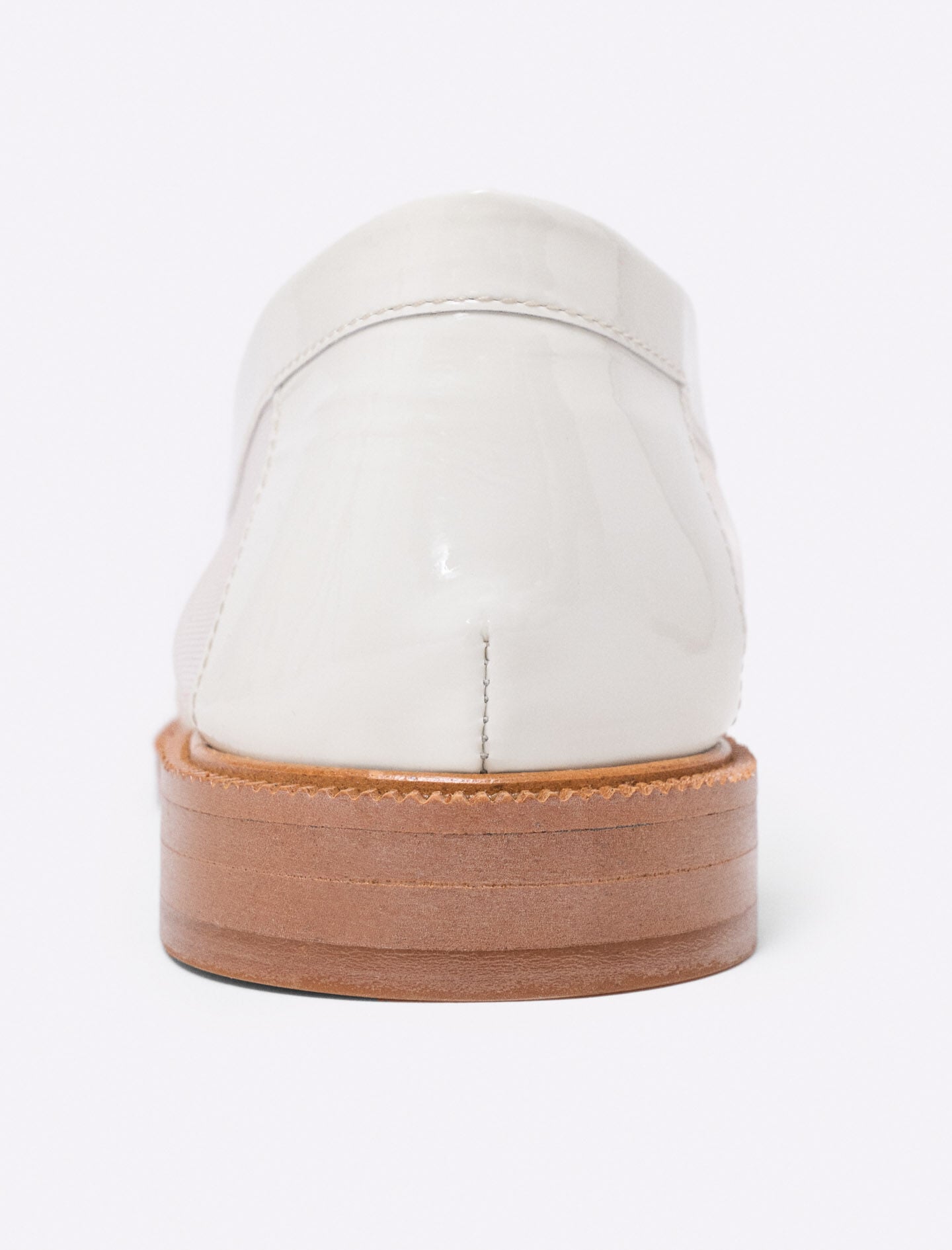 Maje Leather and mesh loafers