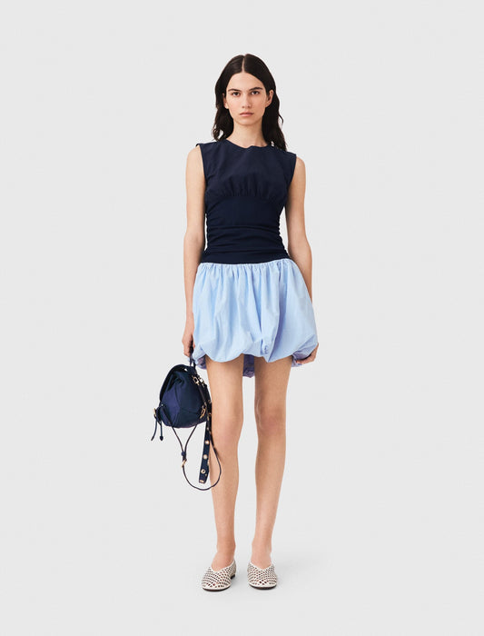 Maje Jersey and cotton mix dress