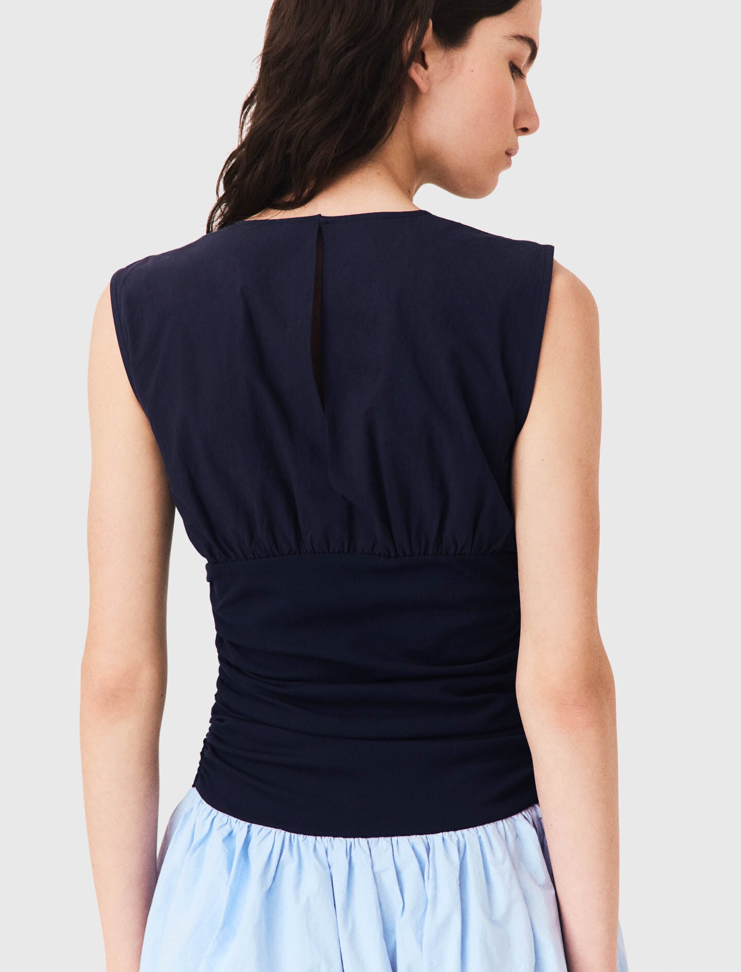Maje Jersey and cotton mix dress