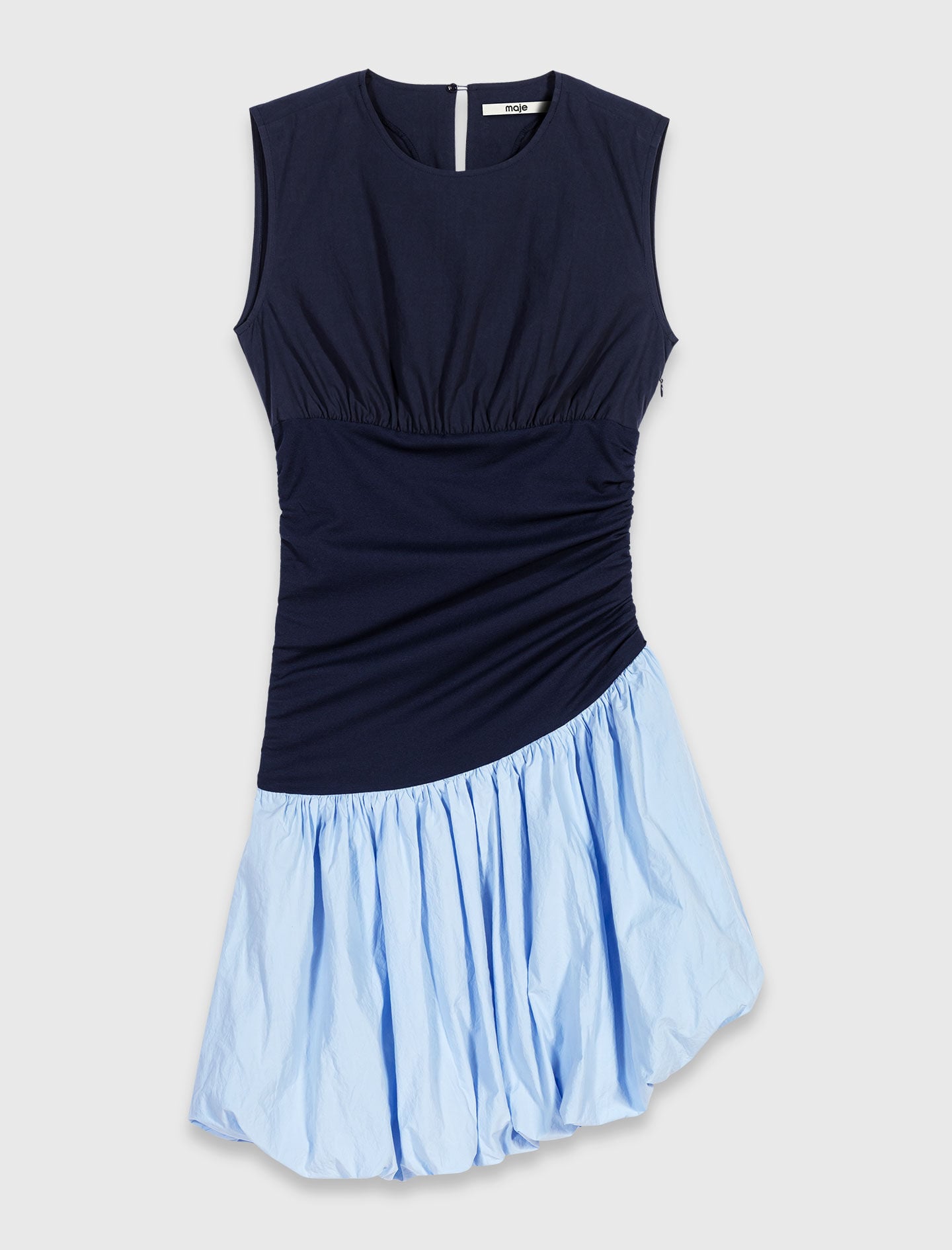 Maje Jersey and cotton mix dress