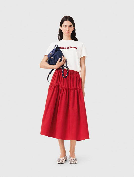 Maje T-shirt with embroidery