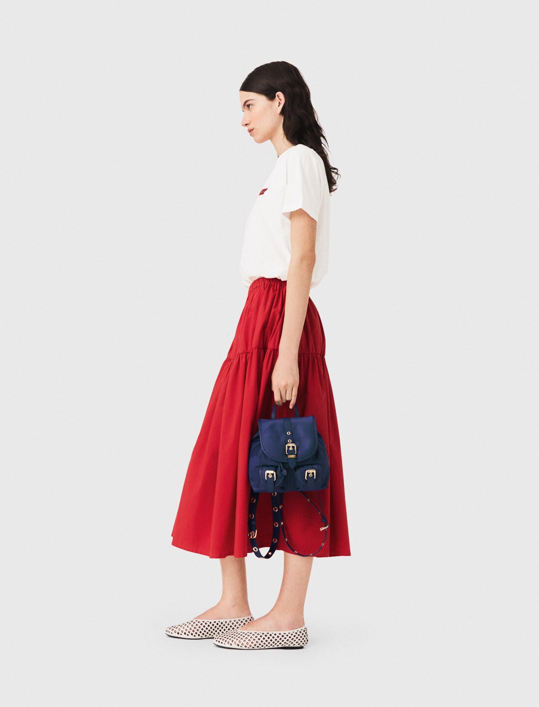 Maje T-shirt with embroidery