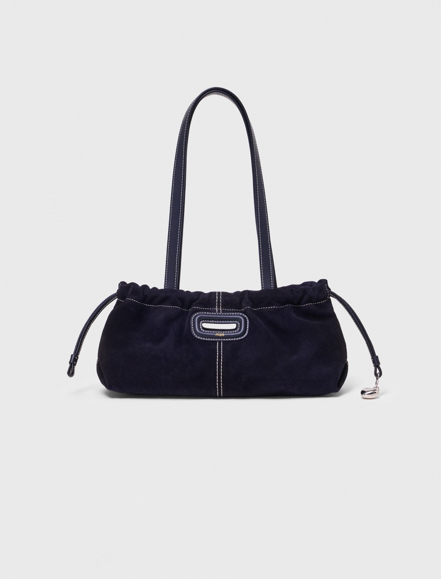 Maje Topstitched suede Milpli Gazette