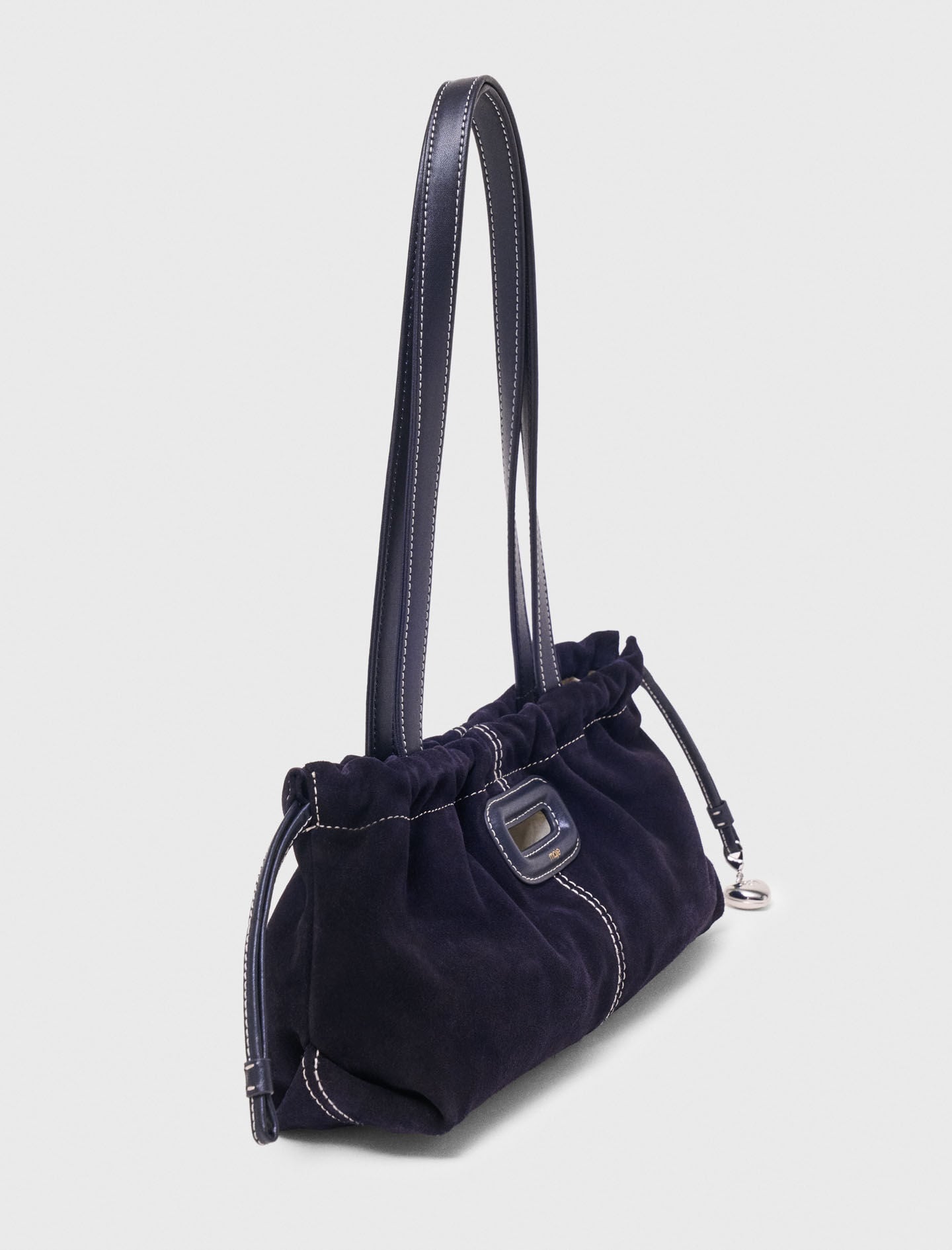 Maje Topstitched suede Milpli Gazette