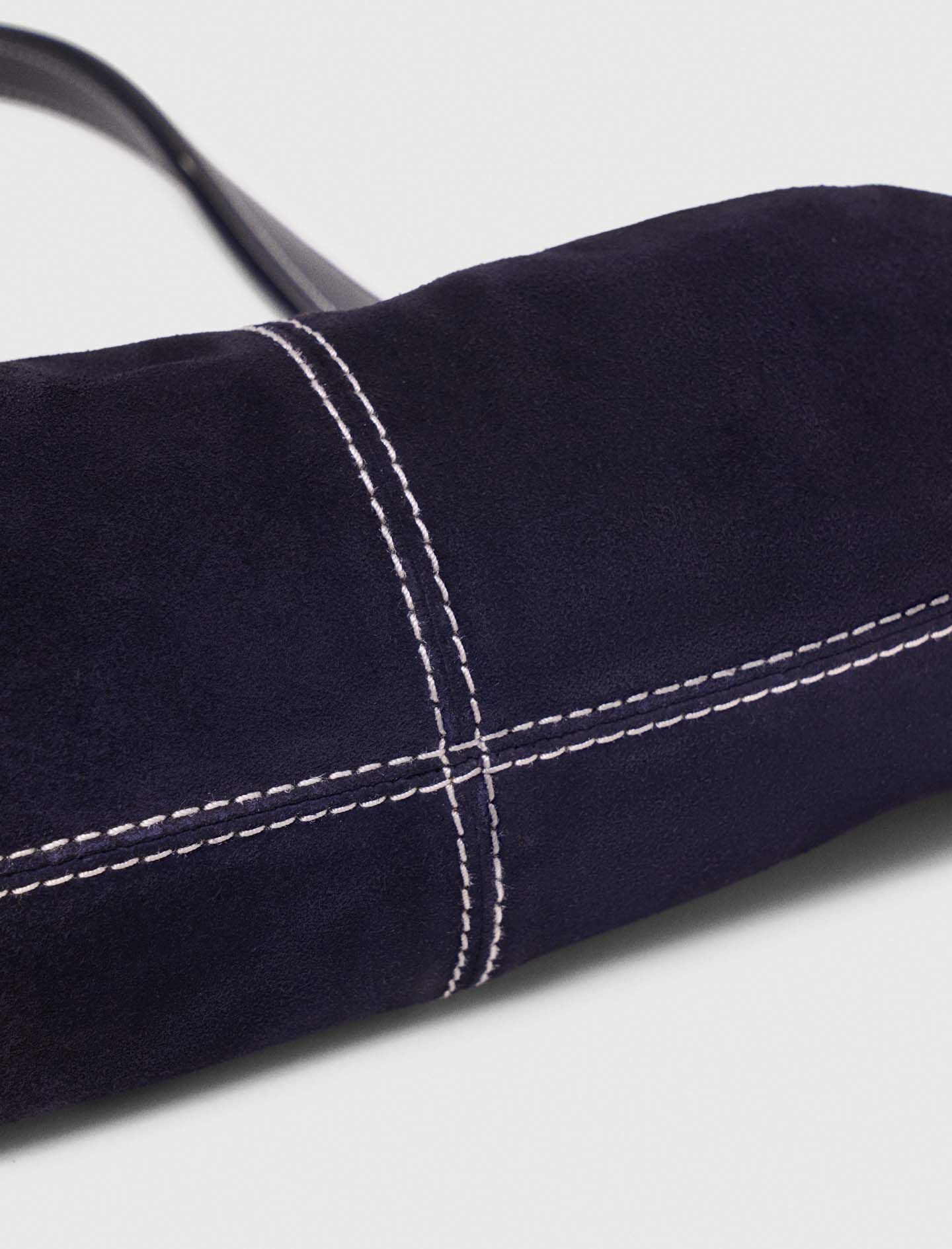 Maje Topstitched suede Milpli Gazette