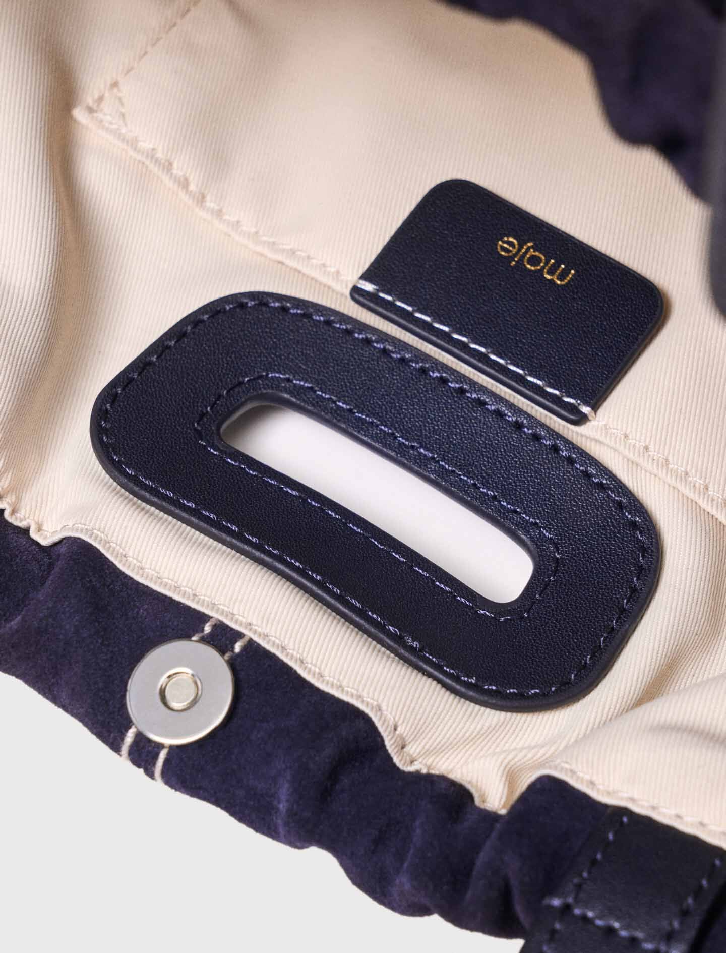 Maje Topstitched suede Milpli Gazette