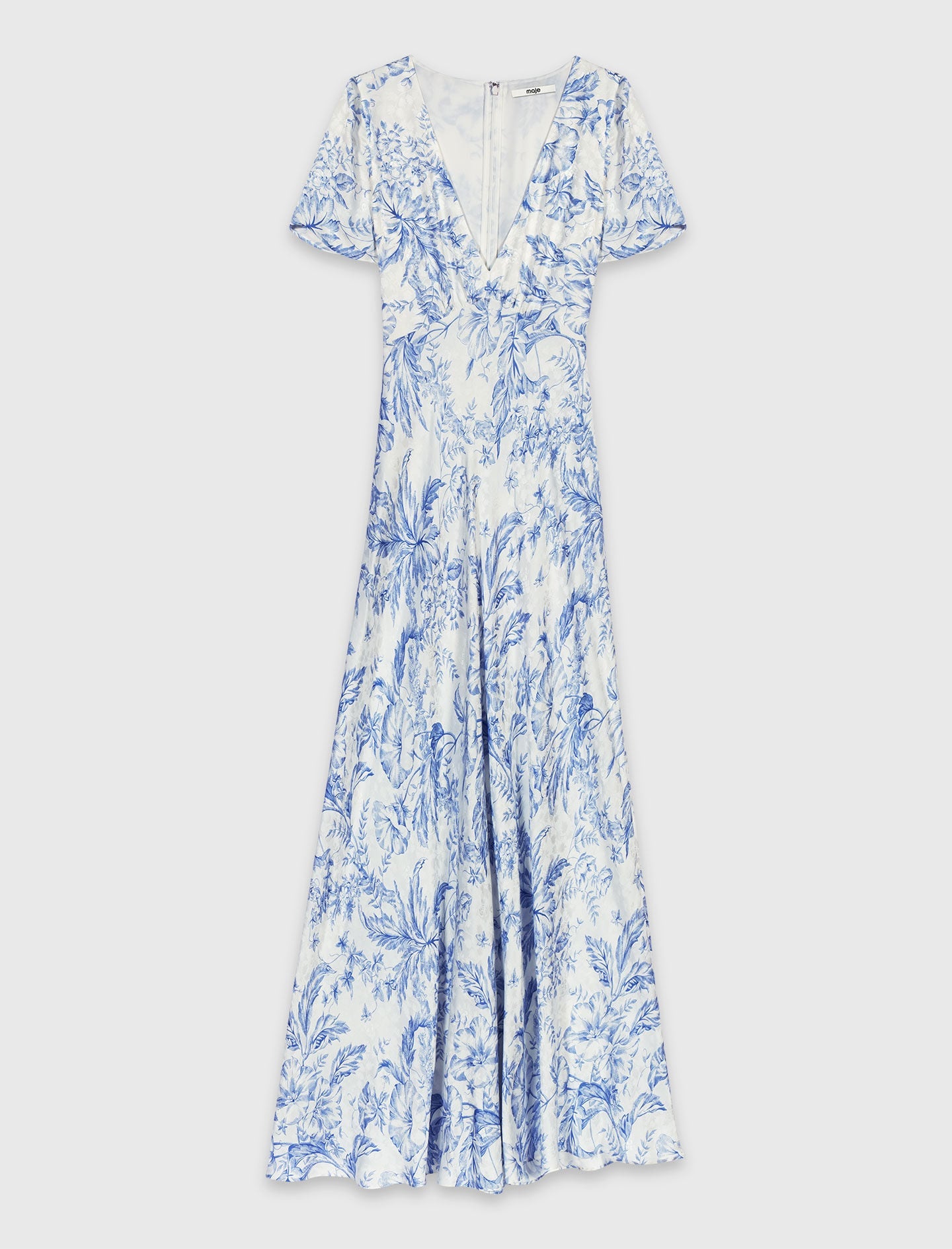 Maje Flowing patterned maxi dress