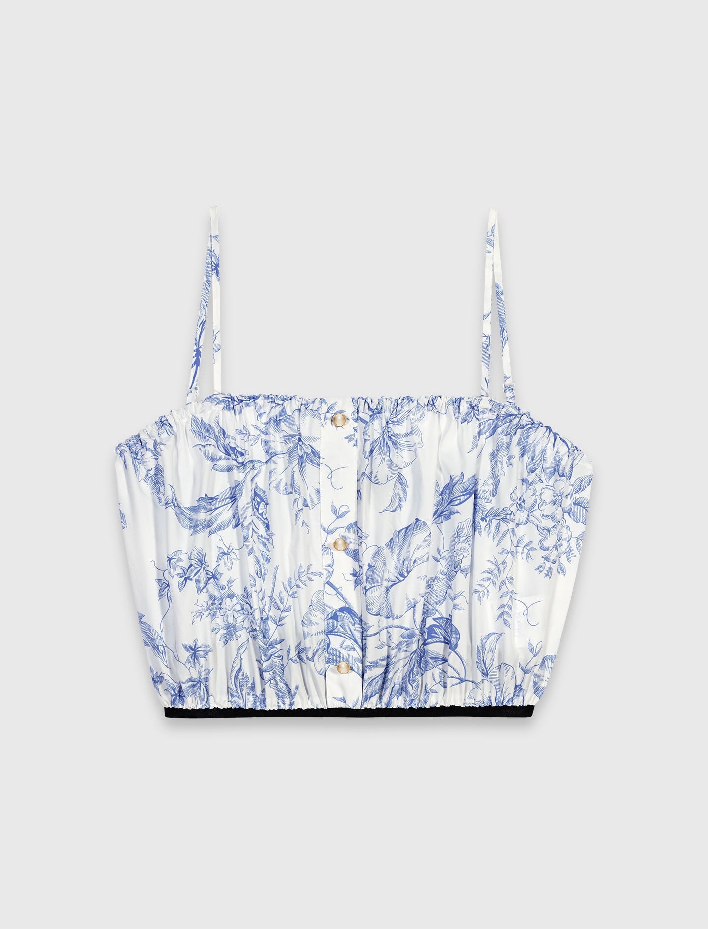 Maje Patterned top with straps