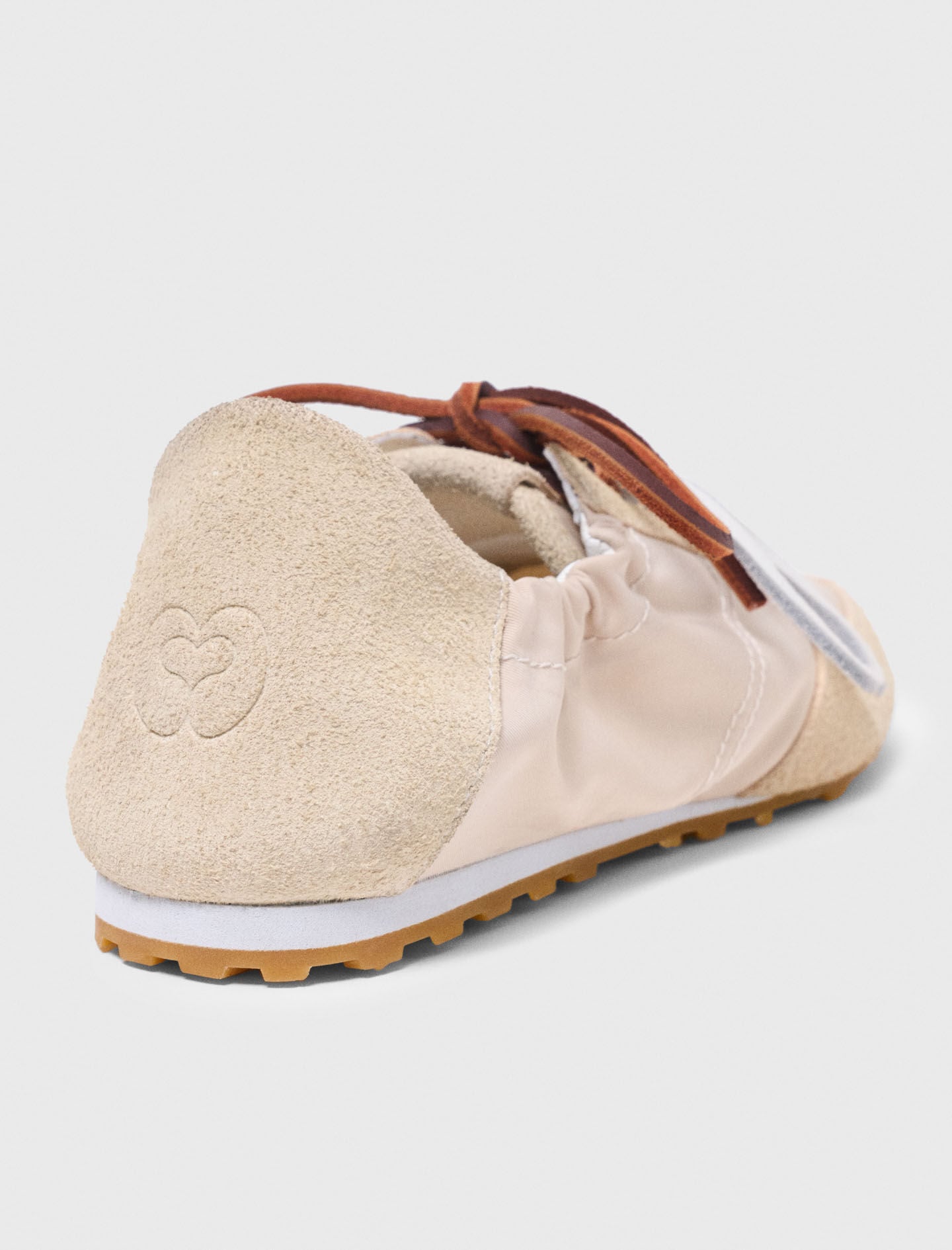 Maje Multi-lace nylon trainers