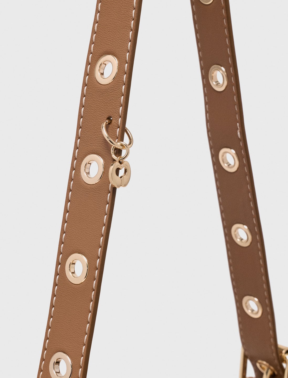 Maje Canvas and leather Miss M Mini bag