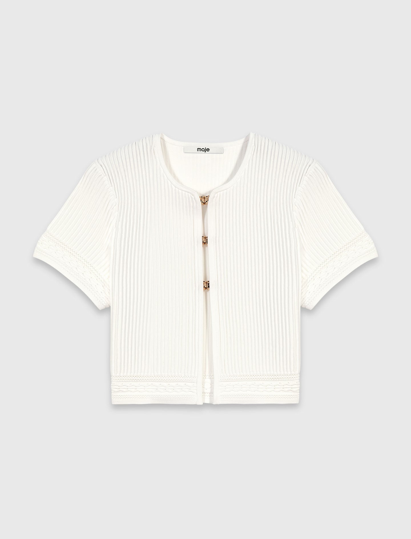 Maje Short-sleeved cardigan