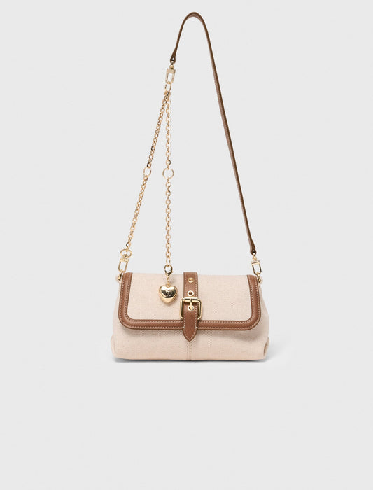 Maje Miss M walk canvas & leather mix