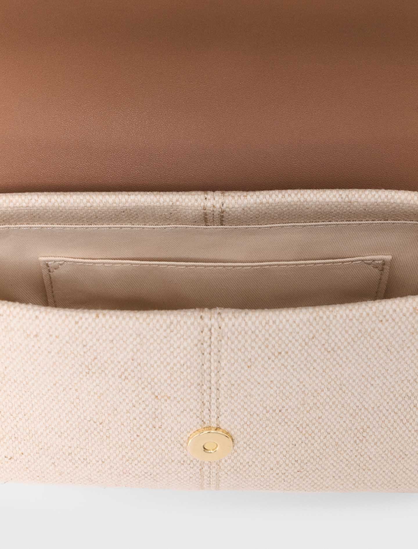 Maje Miss M walk canvas & leather mix