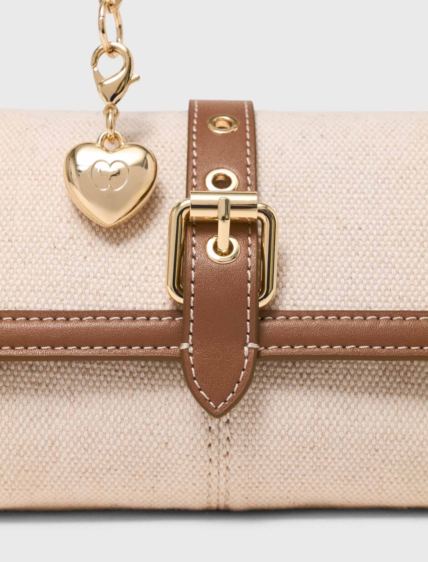 Maje Miss M walk canvas & leather mix
