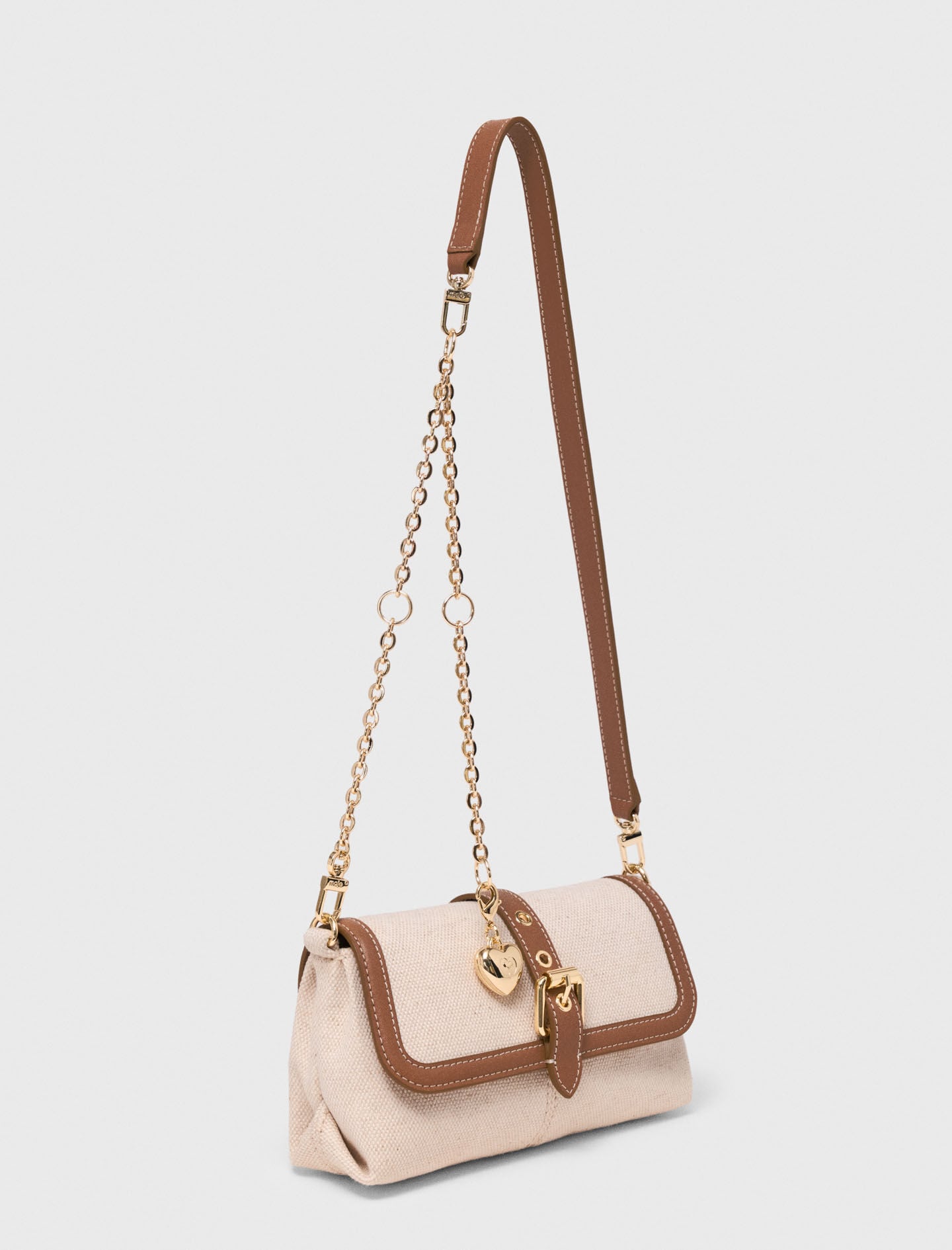 Maje Miss M walk canvas & leather mix