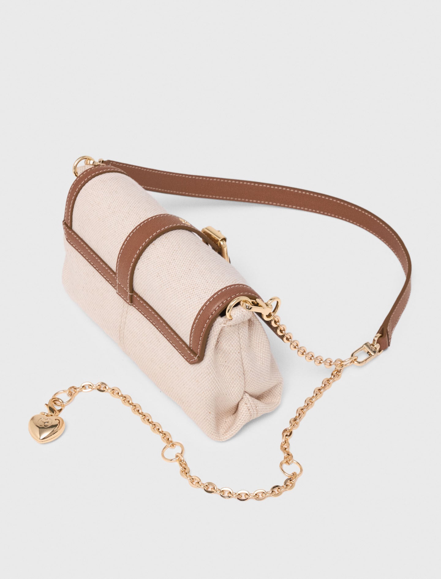 Maje Miss M walk canvas & leather mix