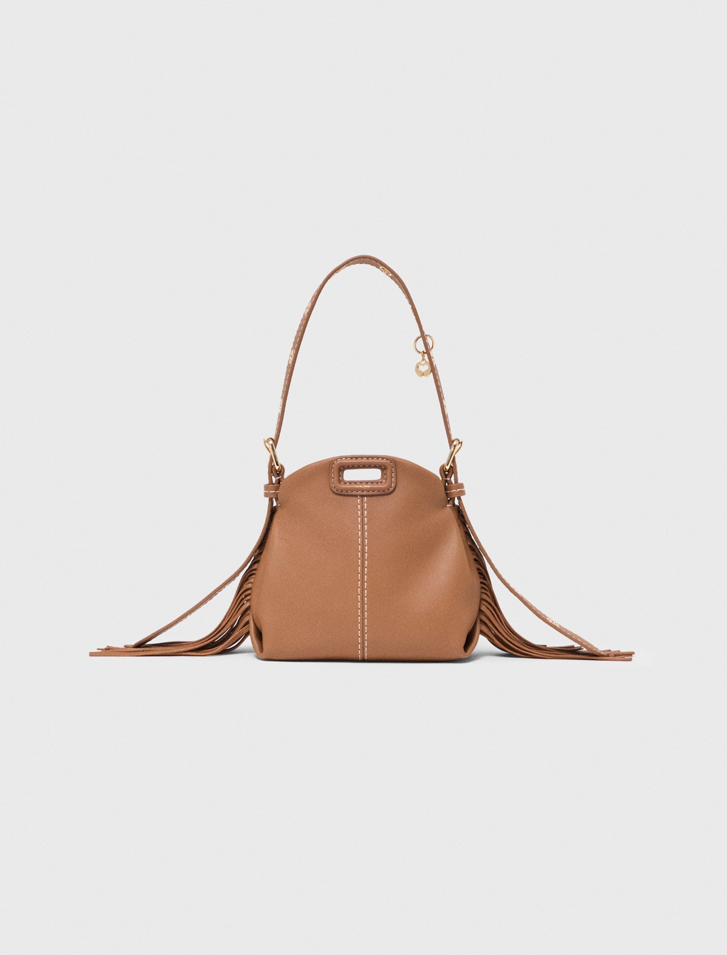 Maje Miss M micro stitched leather bag
