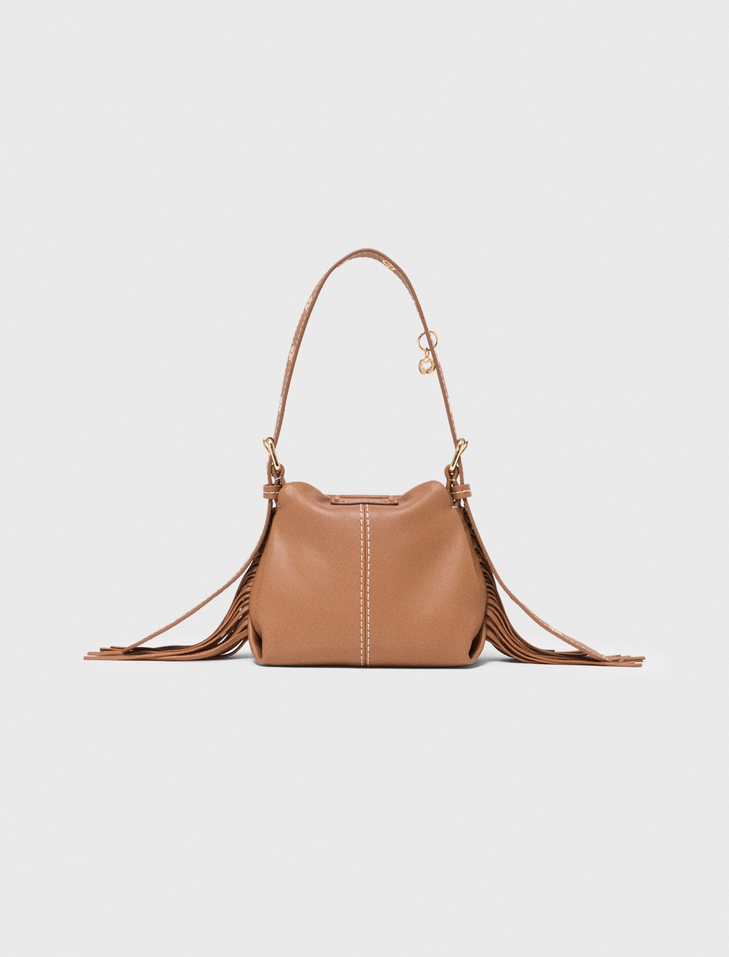 Maje Miss M micro stitched leather bag