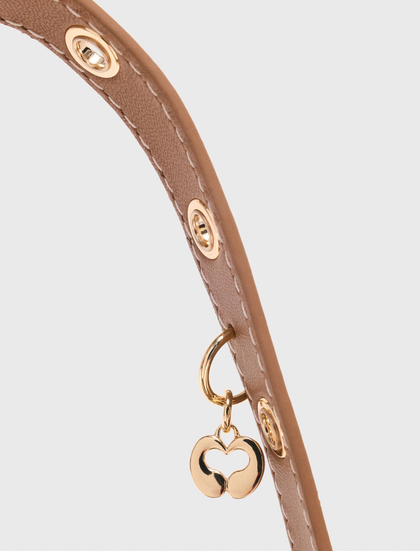 Maje Miss M micro stitched leather bag