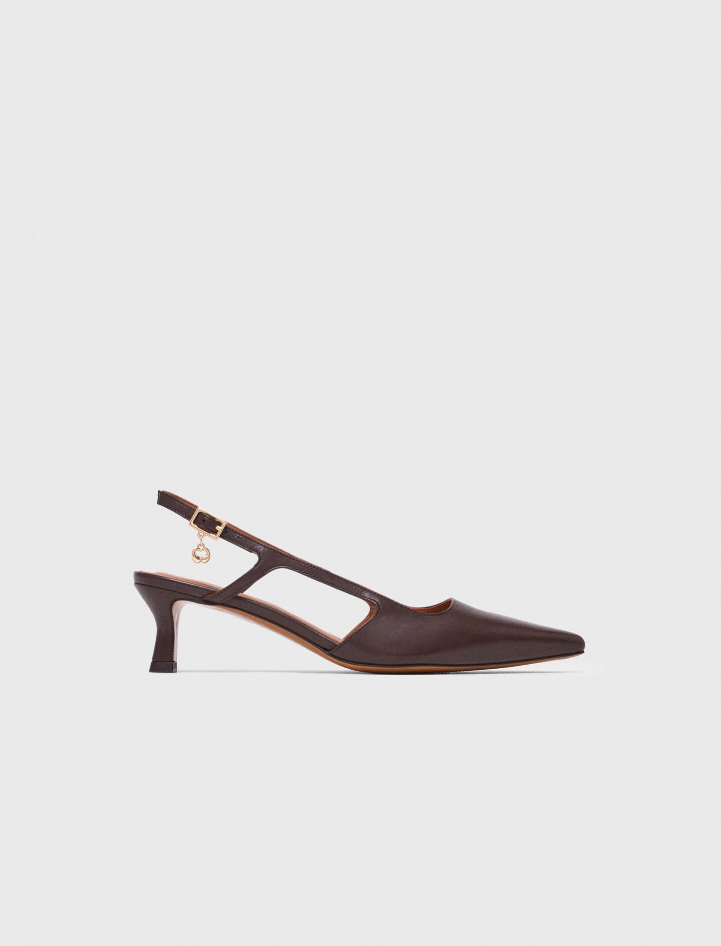 Maje Leather slingbacks