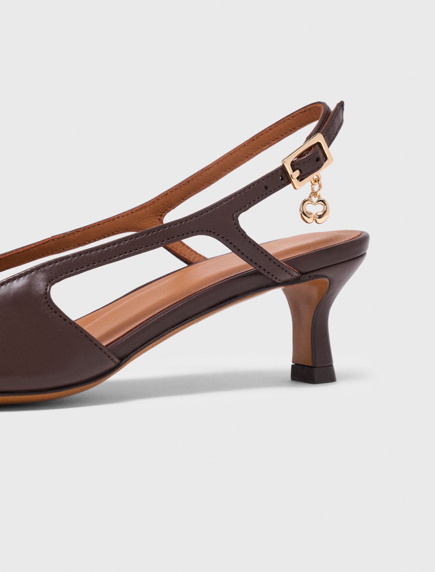 Maje Leather slingbacks